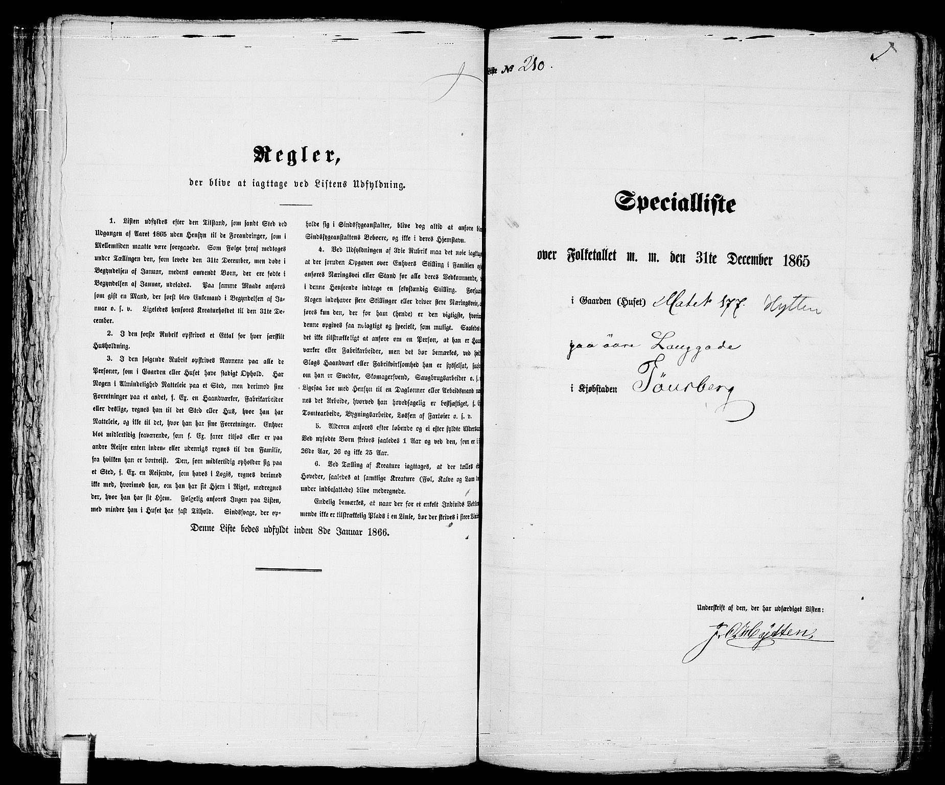 RA, Folketelling 1865 for 0705P Tønsberg prestegjeld, 1865, s. 454