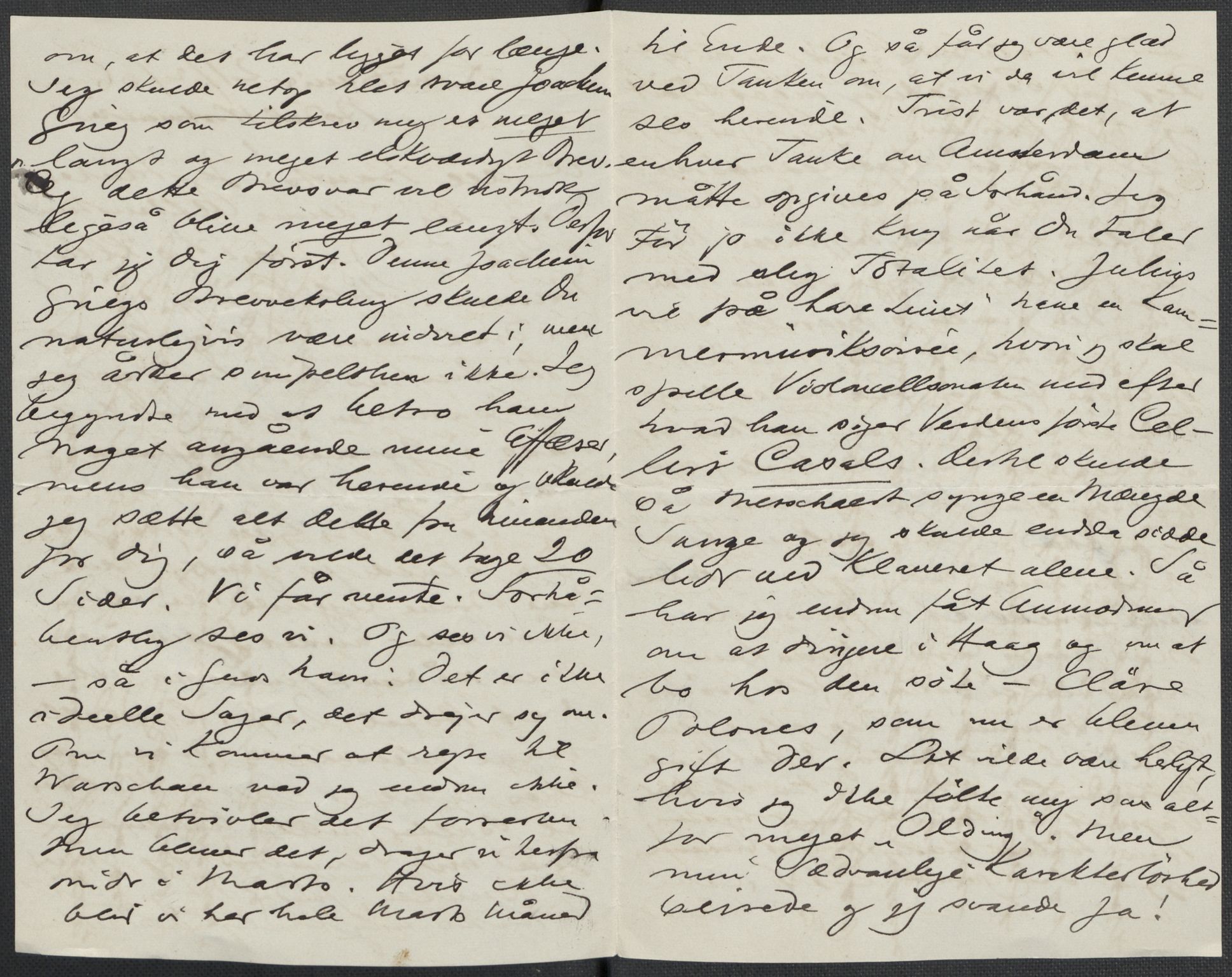 Beyer, Frants, RA/PA-0132/F/L0001: Brev fra Edvard Grieg til Frantz Beyer og "En del optegnelser som kan tjene til kommentar til brevene" av Marie Beyer, 1872-1907, s. 847