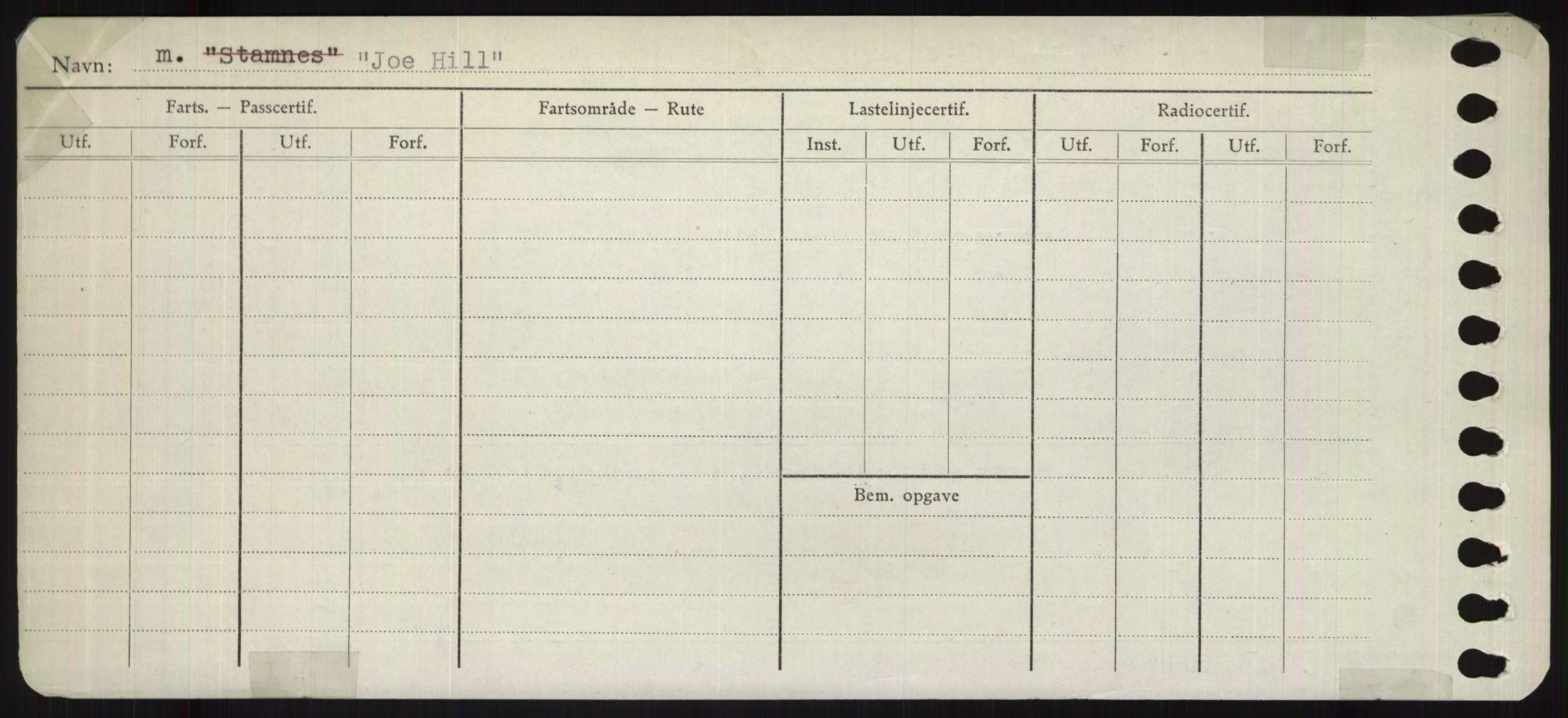 Sjøfartsdirektoratet med forløpere, Skipsmålingen, RA/S-1627/H/Ha/L0003/0001: Fartøy, Hilm-Mar / Fartøy, Hilm-Kol, s. 502