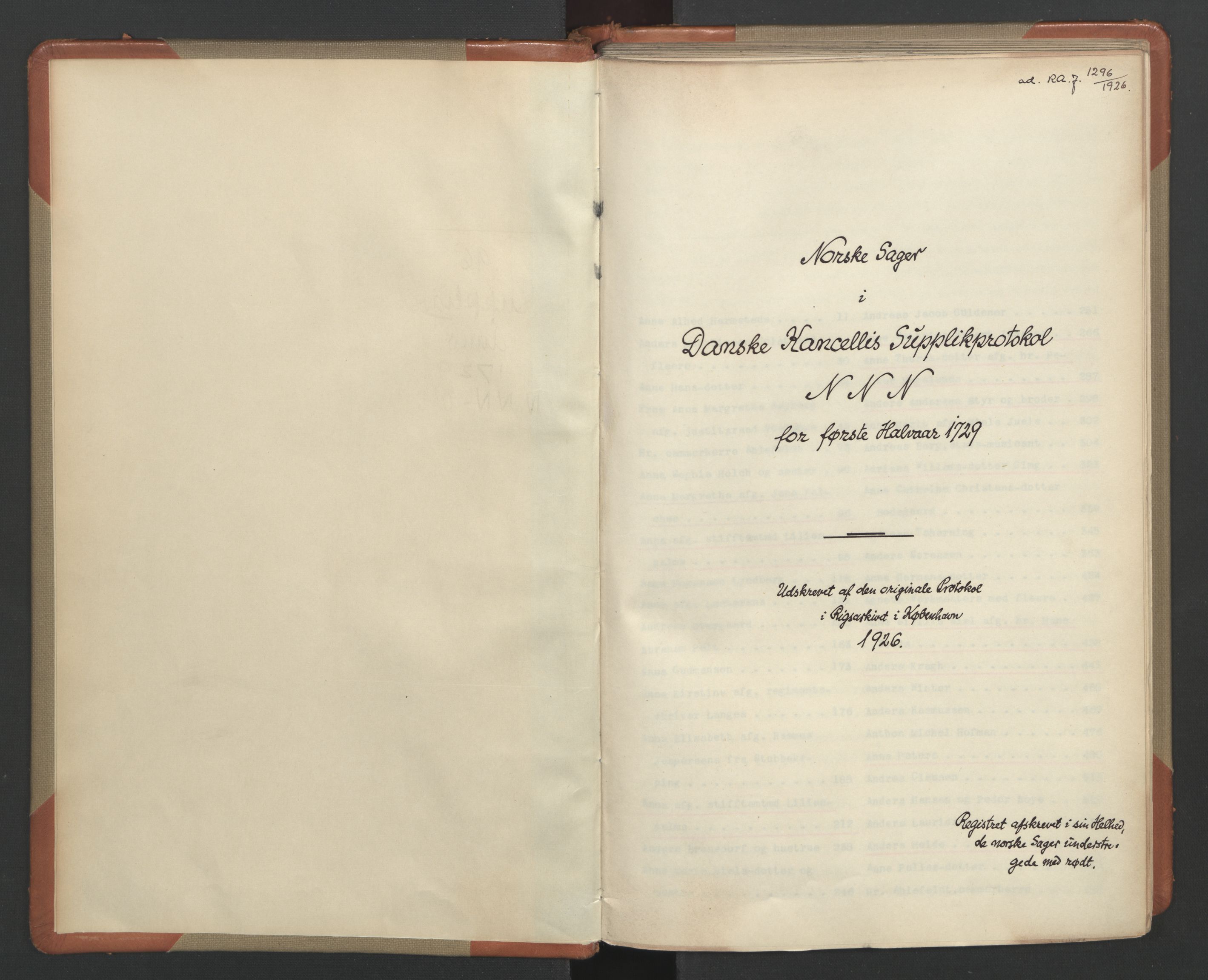 Avskriftsamlingen, AV/RA-EA-4022/F/Fa/L0092: Supplikker, 1729, s. 3