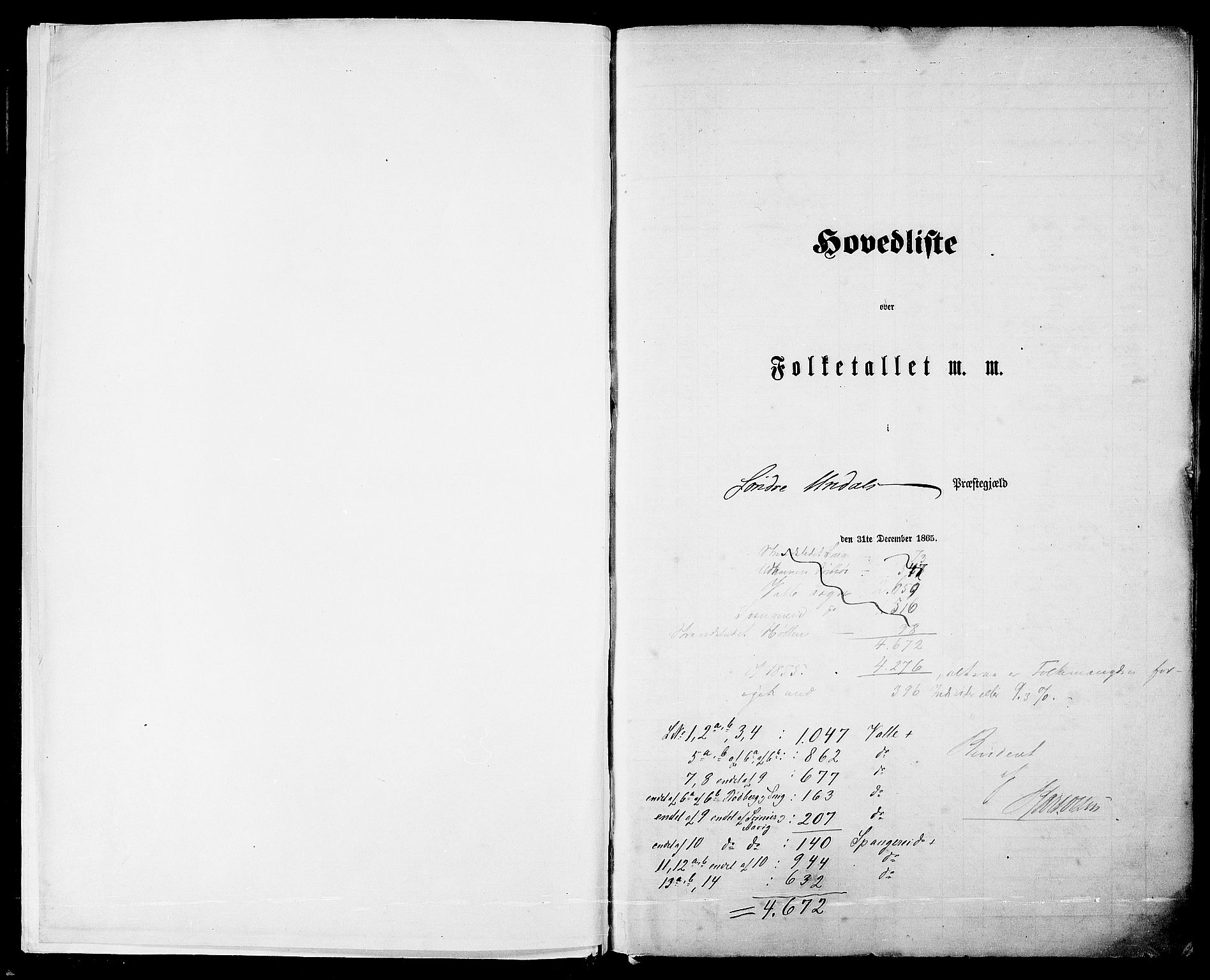 RA, Folketelling 1865 for 1029P Sør-Audnedal prestegjeld, 1865, s. 5