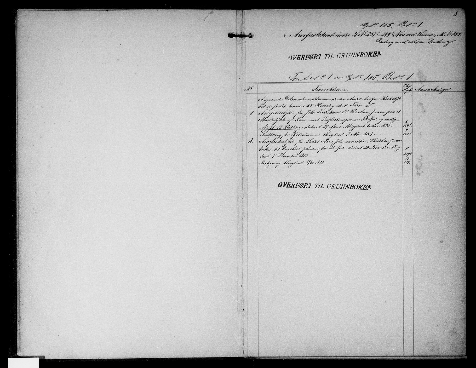Onsøy sorenskriveri, SAO/A-10474/G/Gb/Gbd/L0004: Panteregister nr. IV 4, 1886, s. 3