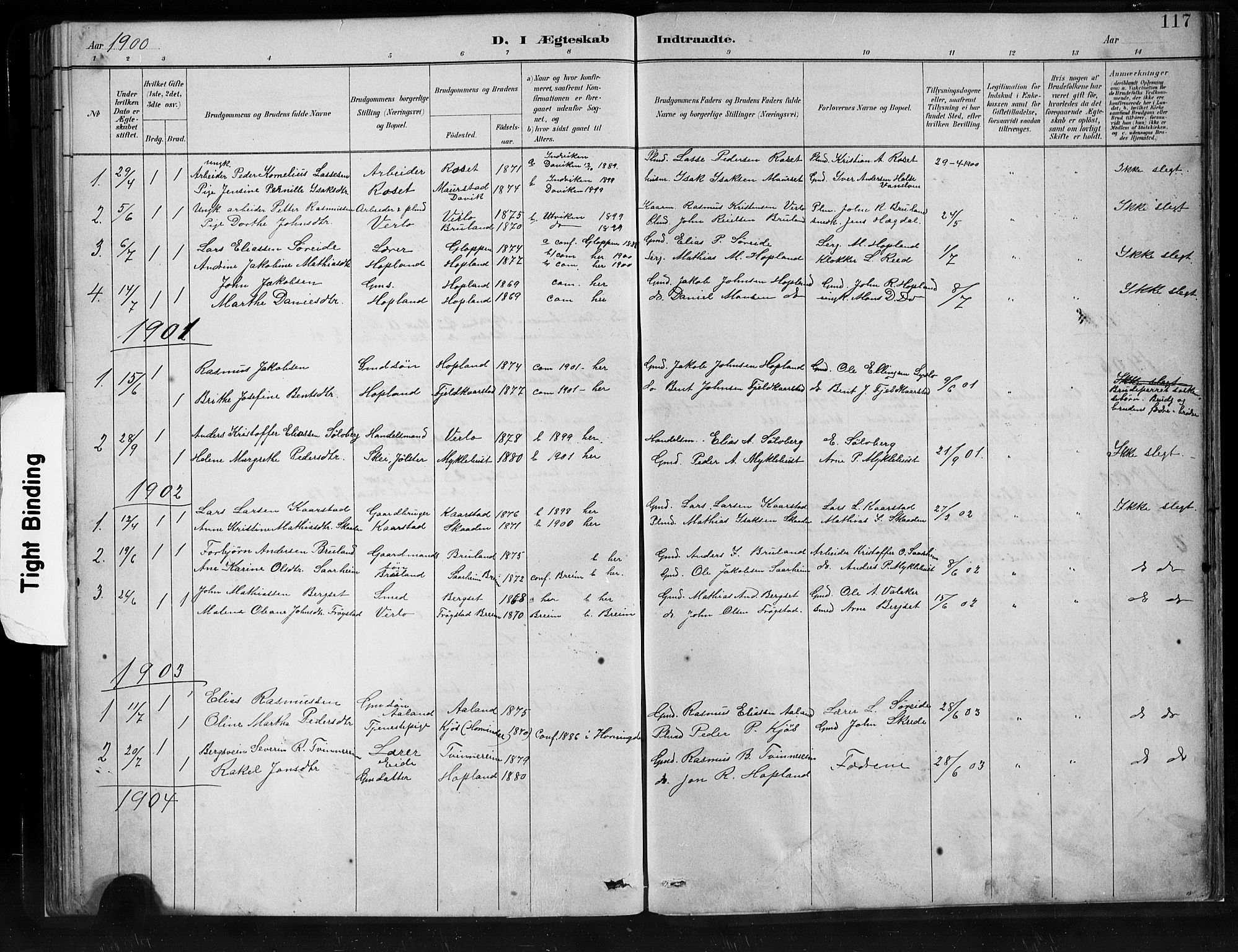 Innvik sokneprestembete, AV/SAB-A-80501: Klokkerbok nr. C 3, 1883-1911, s. 117