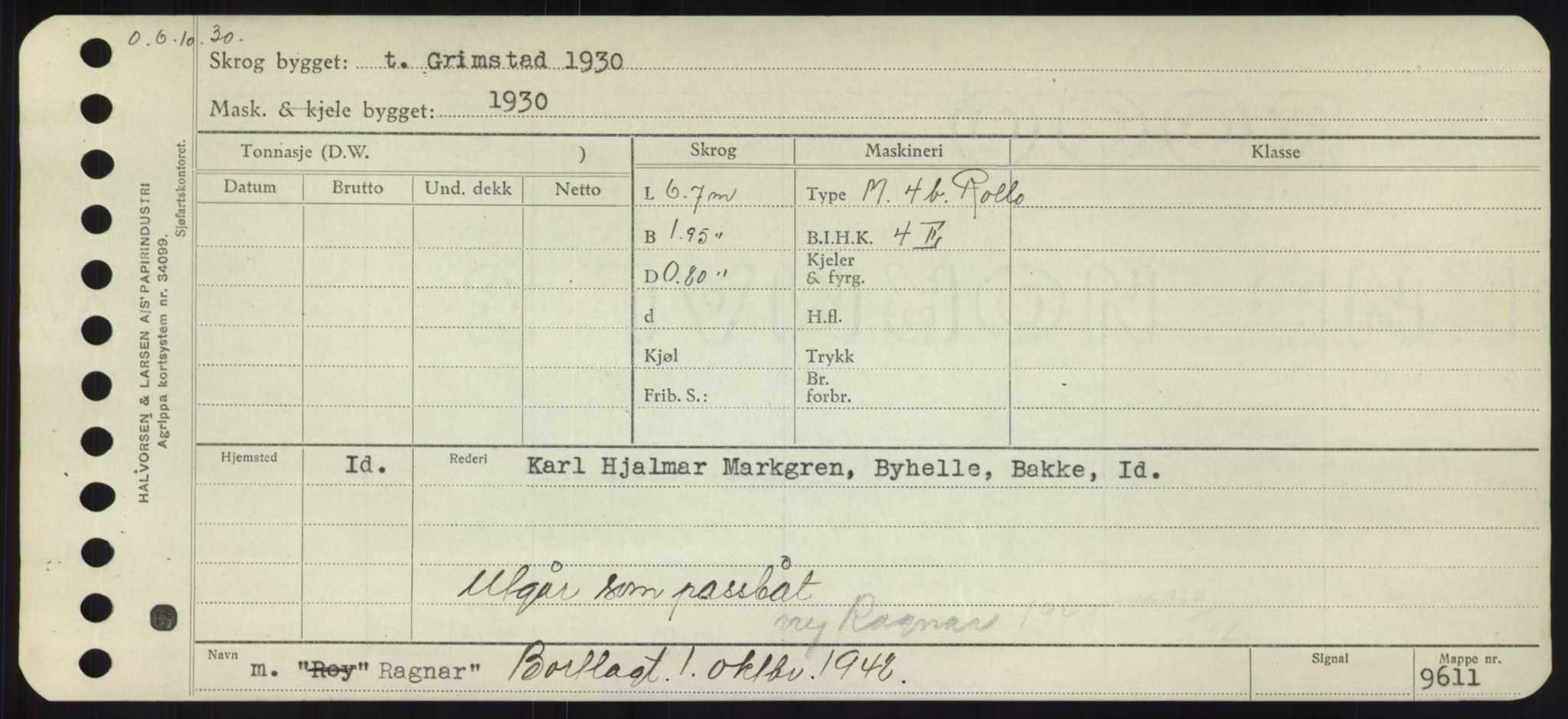 Sjøfartsdirektoratet med forløpere, Skipsmålingen, AV/RA-S-1627/H/Hd/L0030: Fartøy, Q-Riv, s. 69