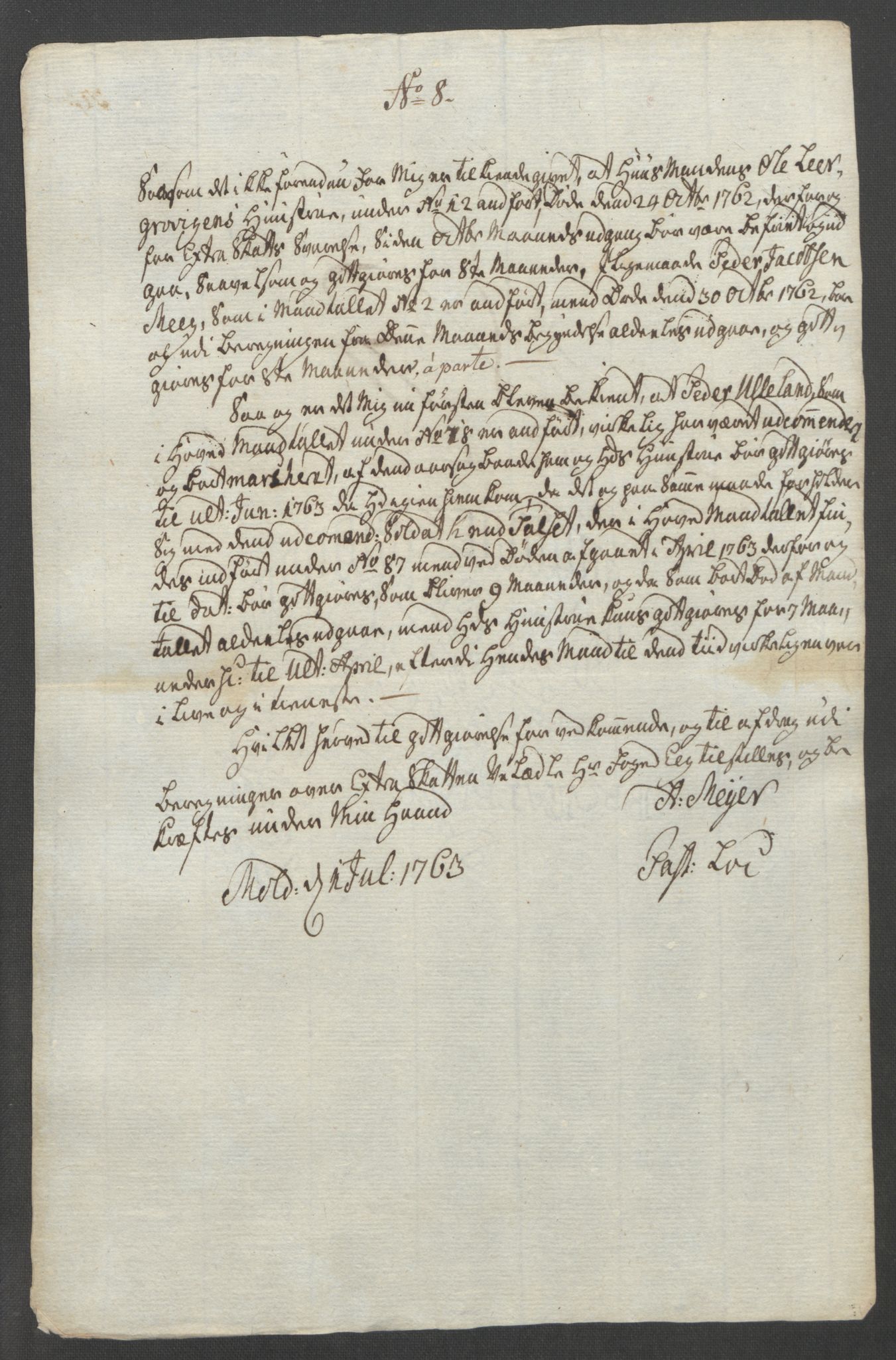 Rentekammeret inntil 1814, Reviderte regnskaper, Fogderegnskap, AV/RA-EA-4092/R55/L3730: Ekstraskatten Romsdal, 1762-1763, s. 521