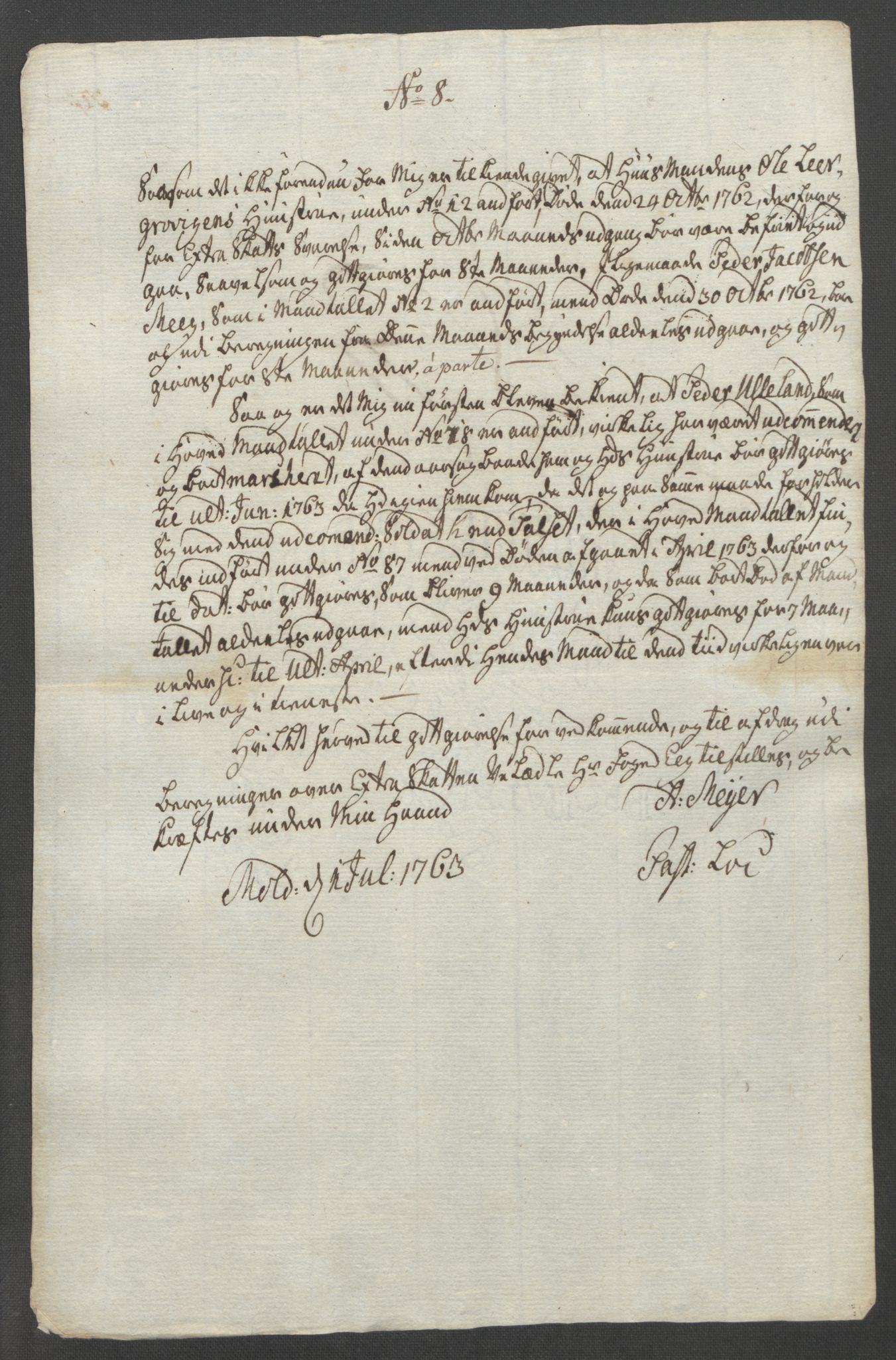 Rentekammeret inntil 1814, Reviderte regnskaper, Fogderegnskap, RA/EA-4092/R55/L3730: Ekstraskatten Romsdal, 1762-1763, s. 521