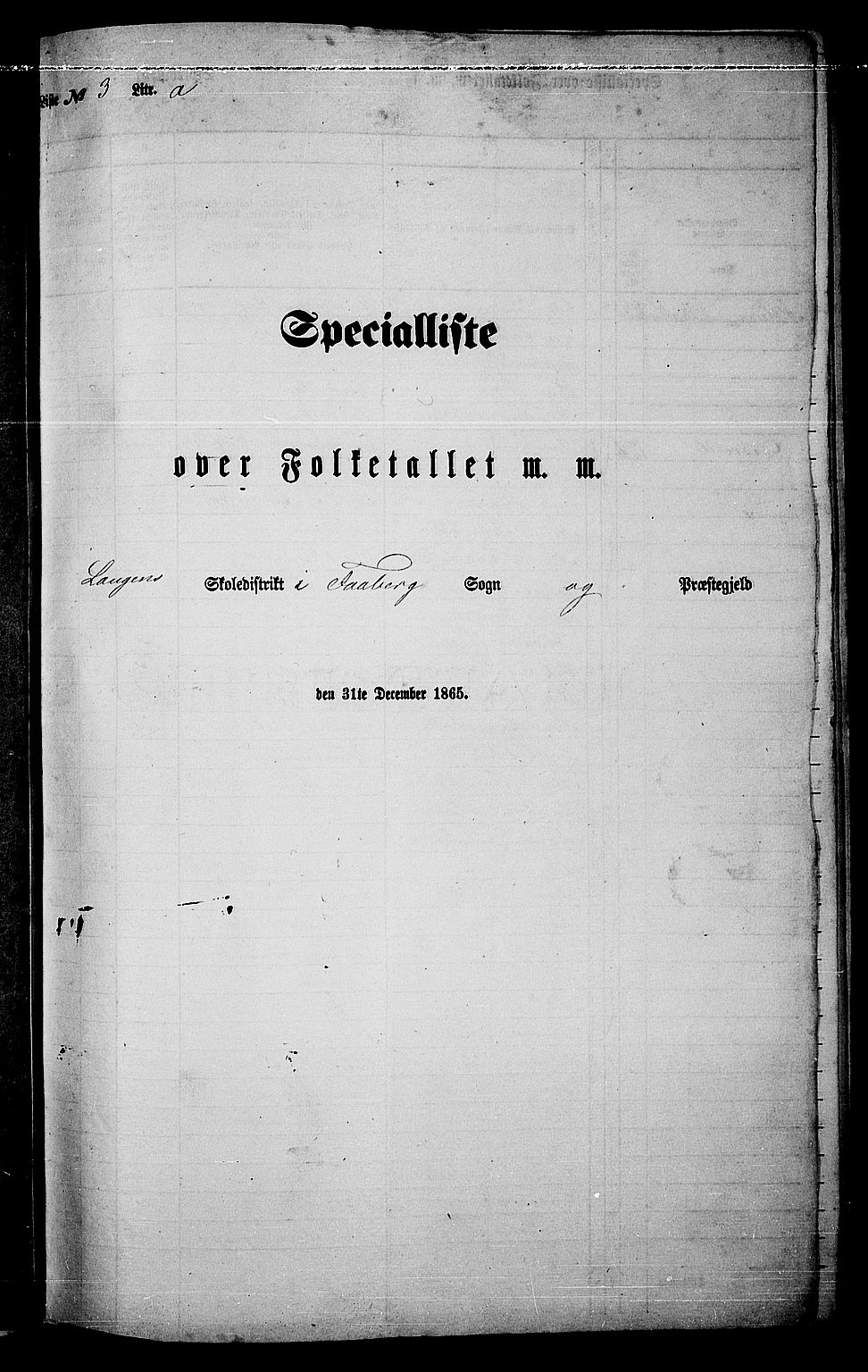 RA, Folketelling 1865 for 0524L Fåberg prestegjeld, Fåberg sokn og Lillehammer landsokn, 1865, s. 56