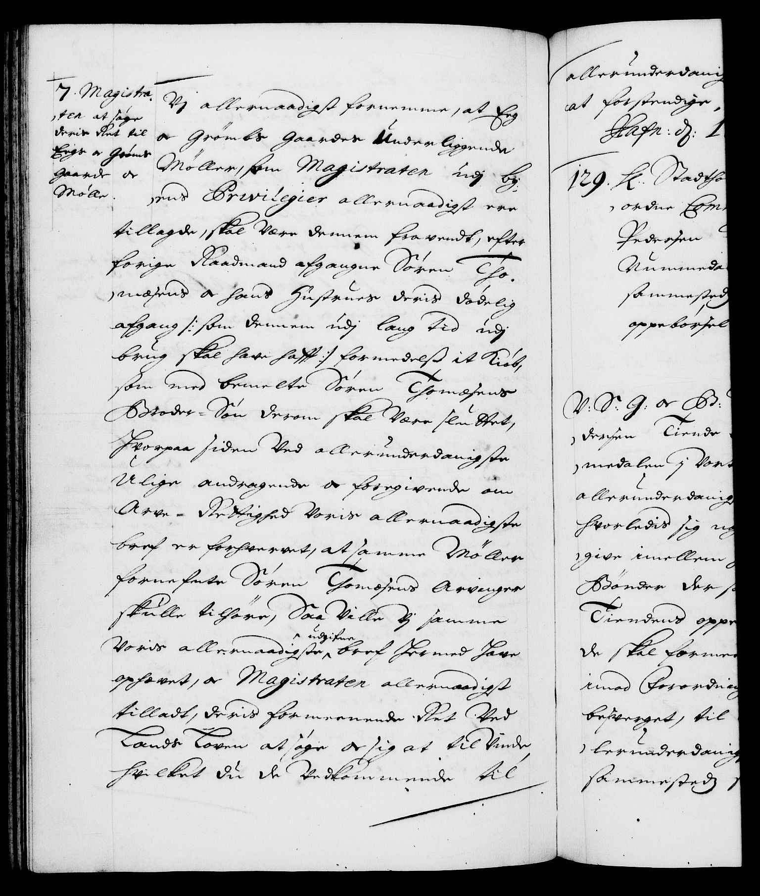 Danske Kanselli 1572-1799, AV/RA-EA-3023/F/Fc/Fca/Fcab/L0013: Norske tegnelser (mikrofilm), 1684-1687, s. 348b