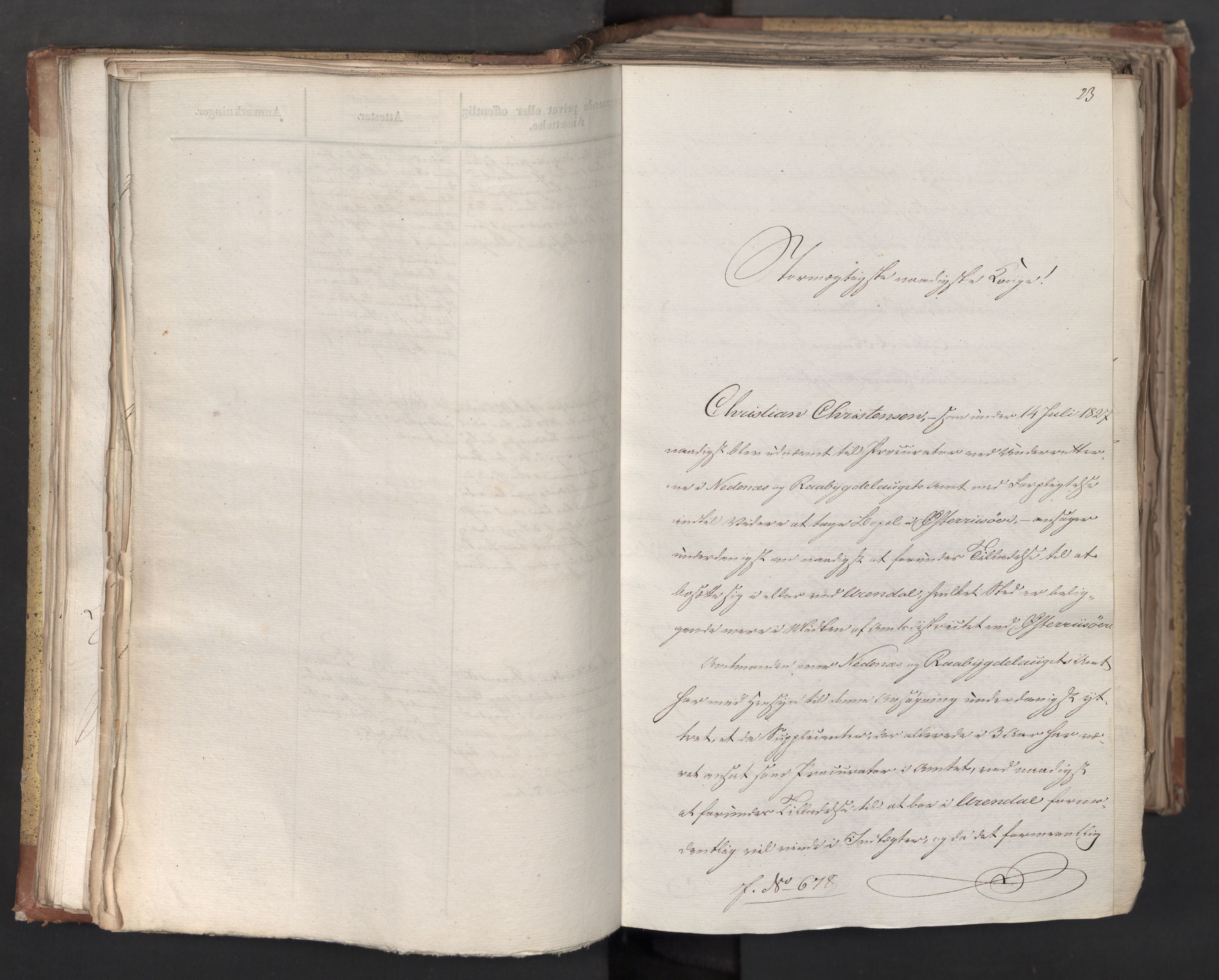 Statsrådsavdelingen i Stockholm, AV/RA-S-1003/D/Da/L0068: Regjeringsinnstillinger nr. 660-876, 1830, s. 69