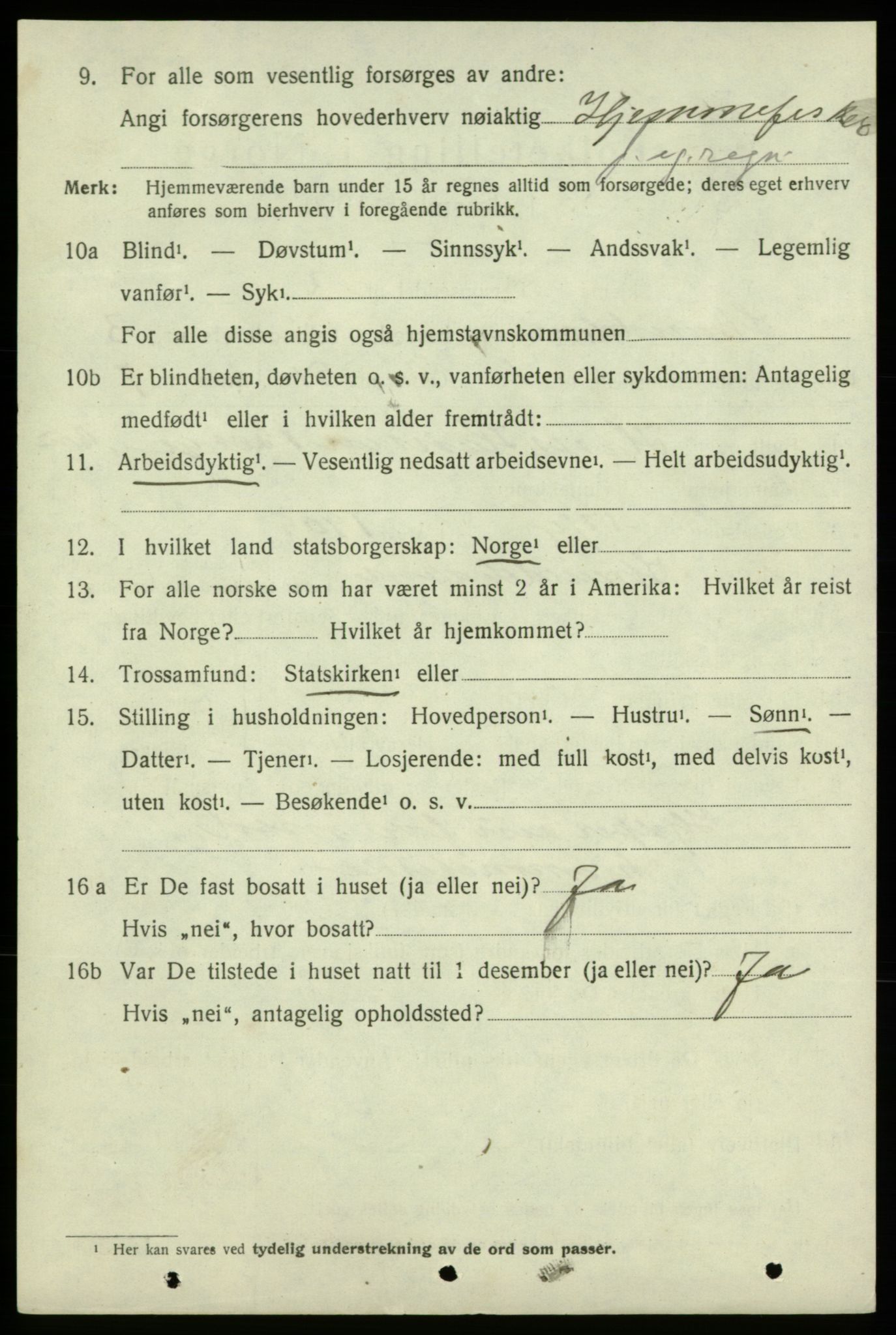 SAB, Folketelling 1920 for 1226 Strandebarm herred, 1920, s. 2621