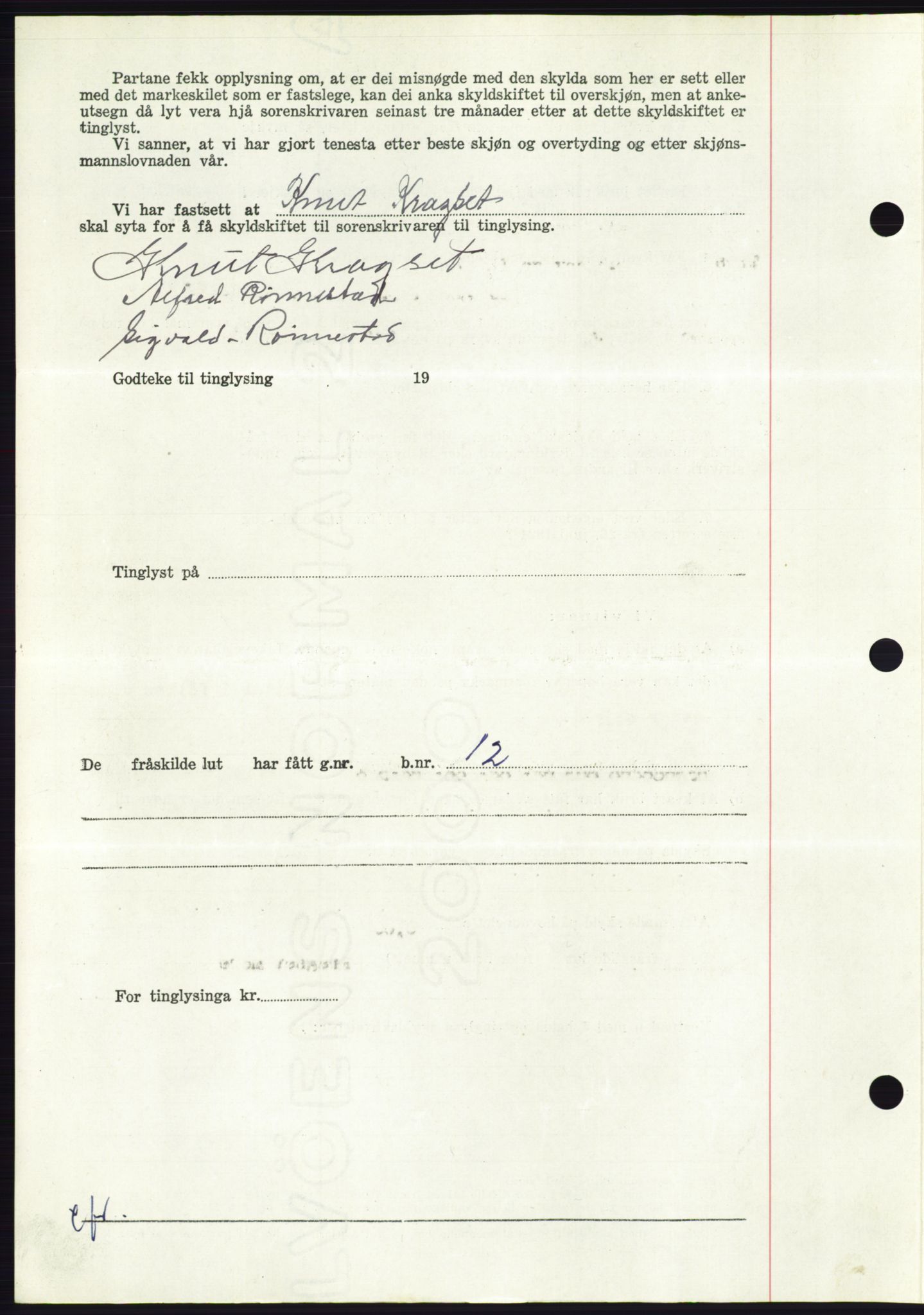 Søre Sunnmøre sorenskriveri, AV/SAT-A-4122/1/2/2C/L0102: Pantebok nr. 28A, 1955-1956, Dagboknr: 3022/1955