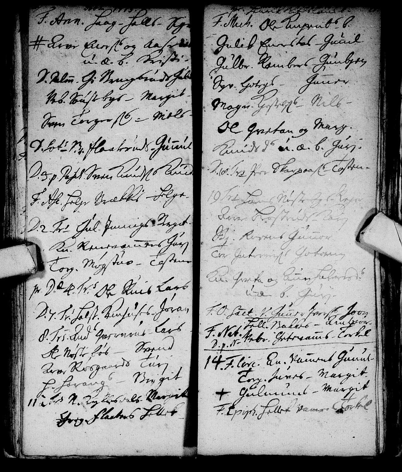 Nore kirkebøker, AV/SAKO-A-238/F/Fc/L0001: Ministerialbok nr. III 1, 1696-1714, s. 20-21