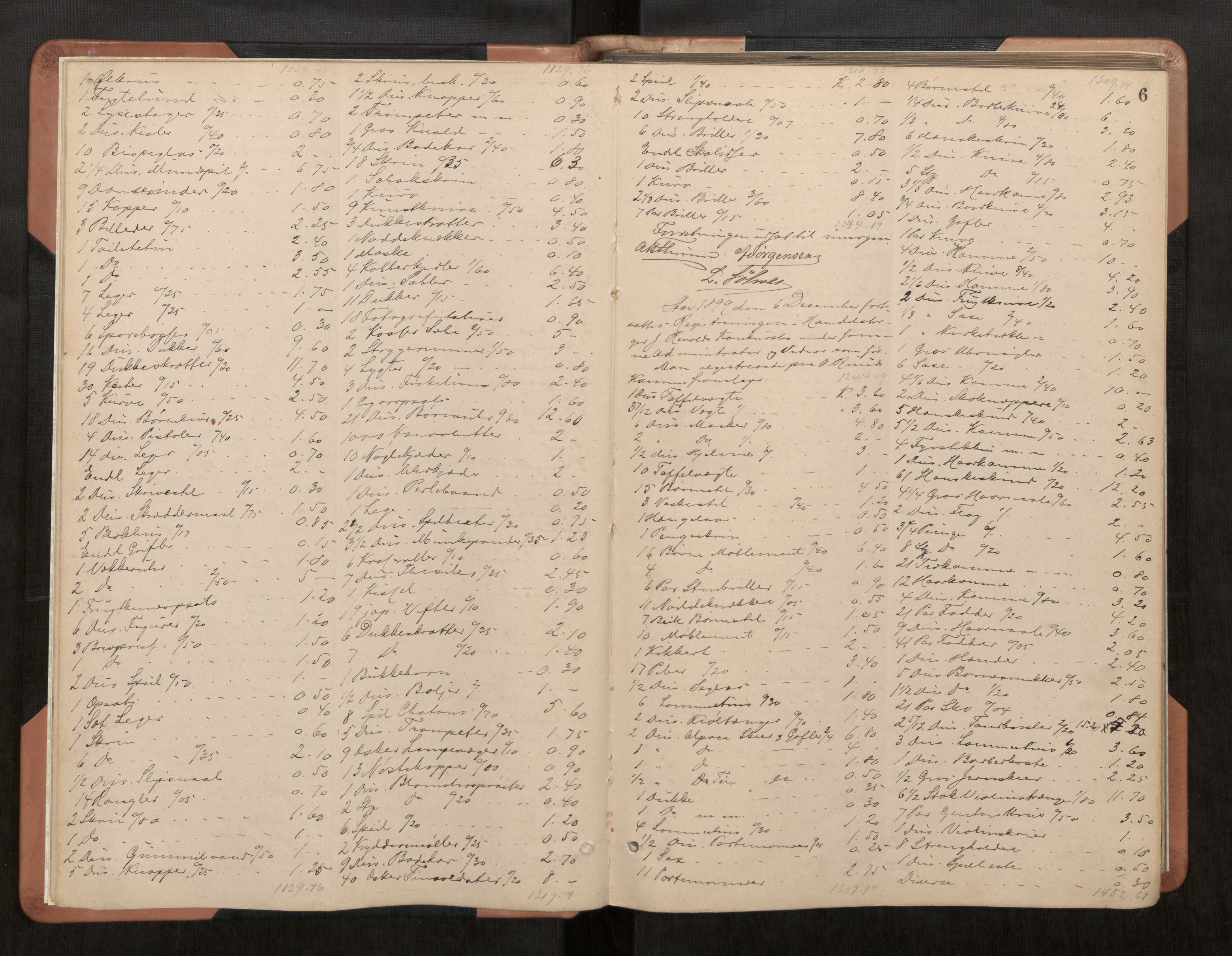 Ålesund byfogd, AV/SAT-A-4384/0001/03/03C/L0005: Registreringsprotokoll, 1899-1908, s. 6