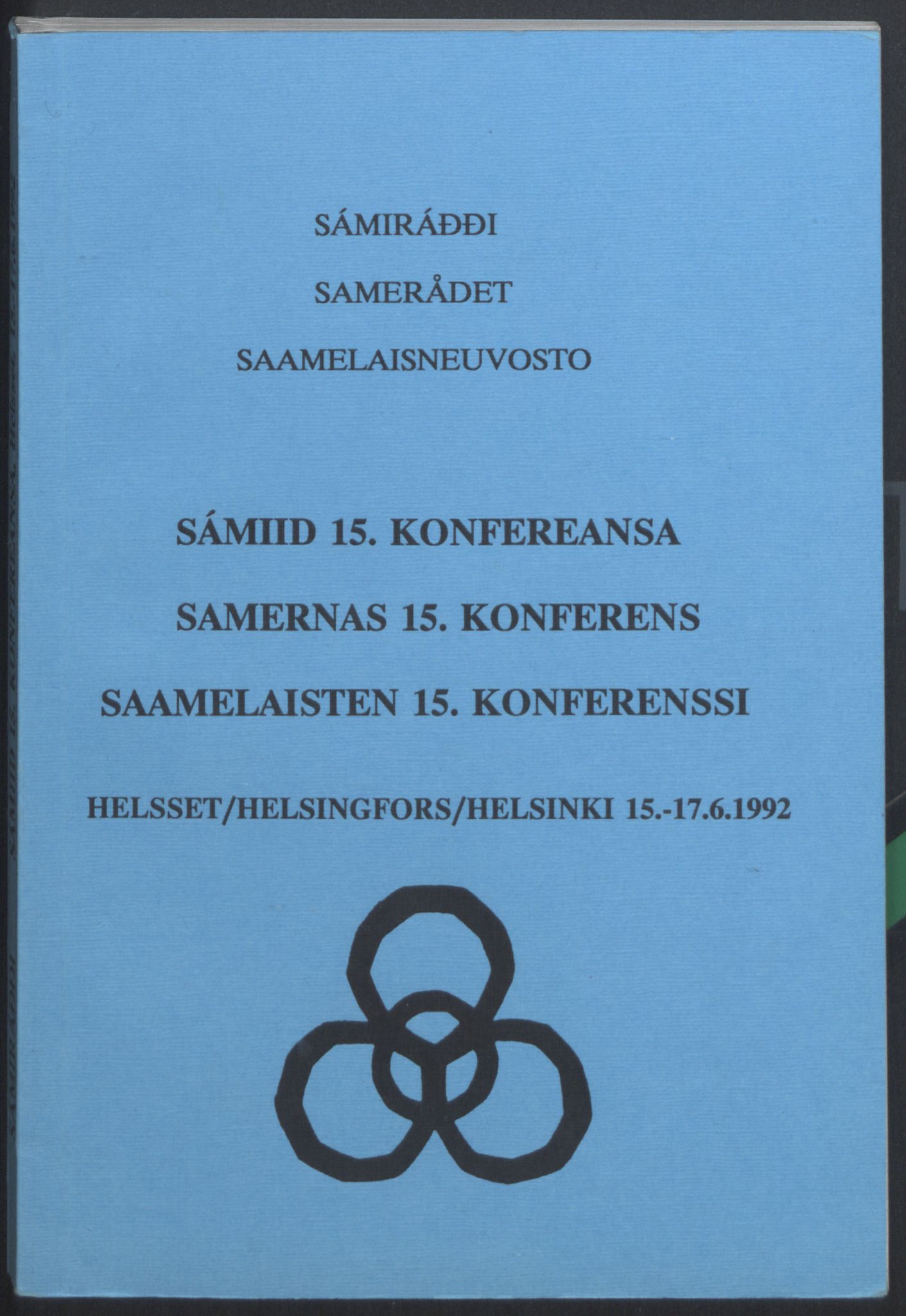 Sámiráđđi / Saami Council, SAMI/PA-1126/X/L0015: Saami Conference XV, 1992
