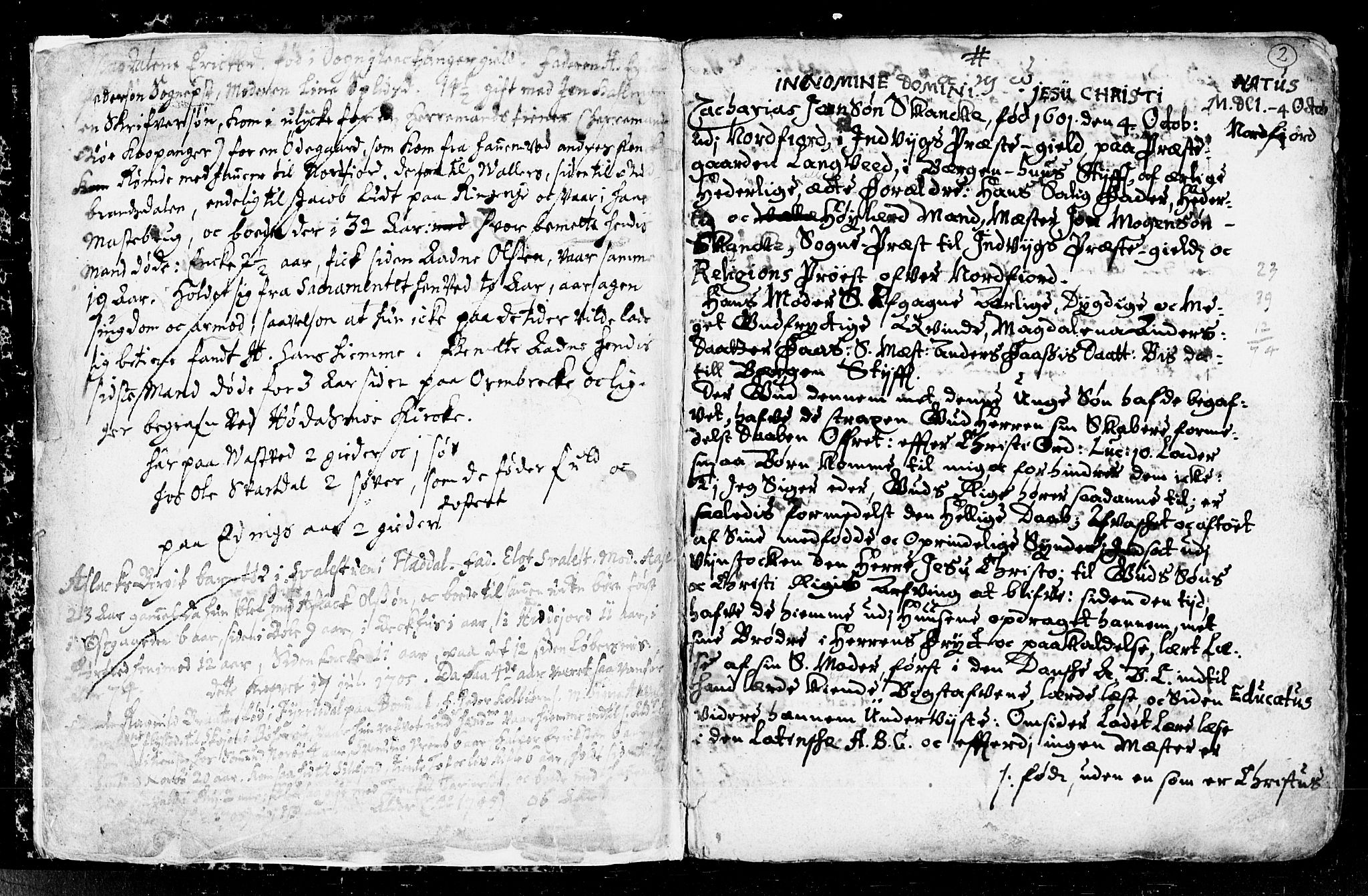 Seljord kirkebøker, AV/SAKO-A-20/F/Fa/L0001: Ministerialbok nr. I 1, 1654-1686, s. 2