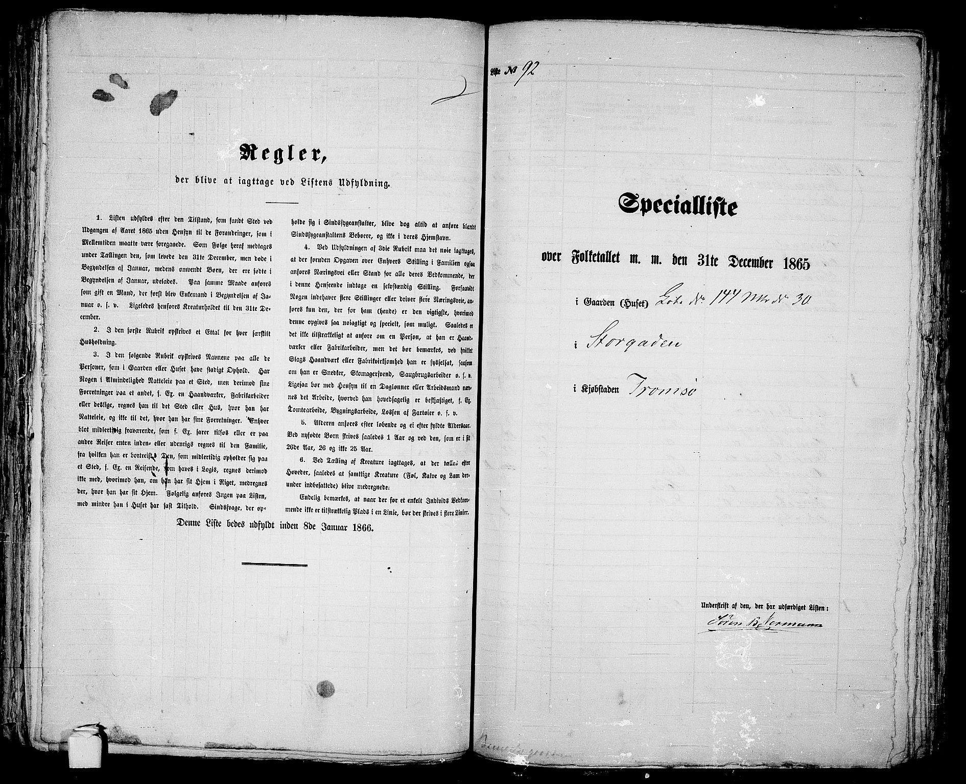 RA, Folketelling 1865 for 1902P Tromsø prestegjeld, 1865, s. 193