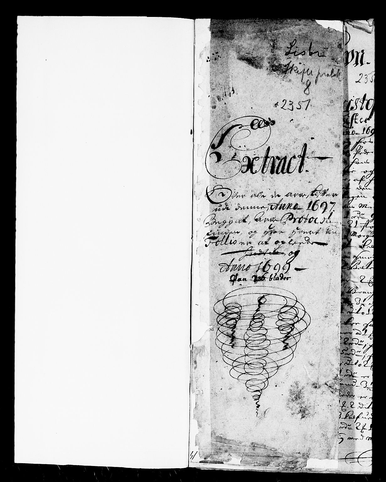 Lister sorenskriveri, AV/SAK-1221-0003/H/Hc/L0008: Skifteprotokoll nr 8 med register, 1697-1699