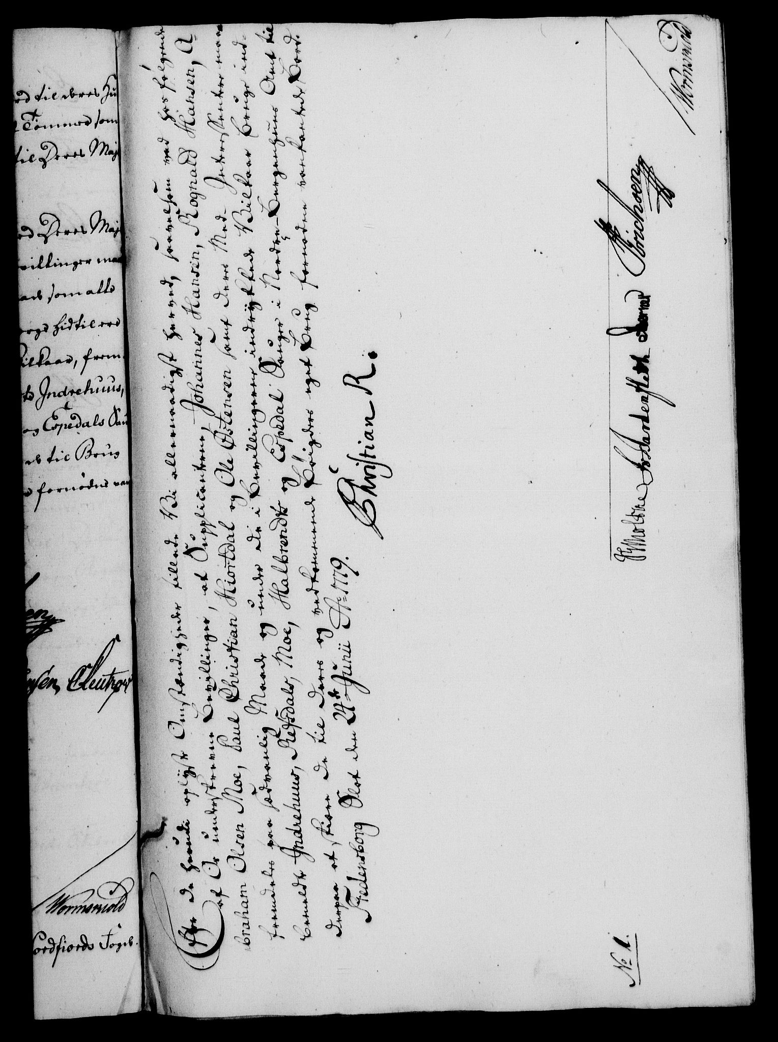 Rentekammeret, Kammerkanselliet, RA/EA-3111/G/Gf/Gfa/L0061: Norsk relasjons- og resolusjonsprotokoll (merket RK 52.61), 1779, s. 257