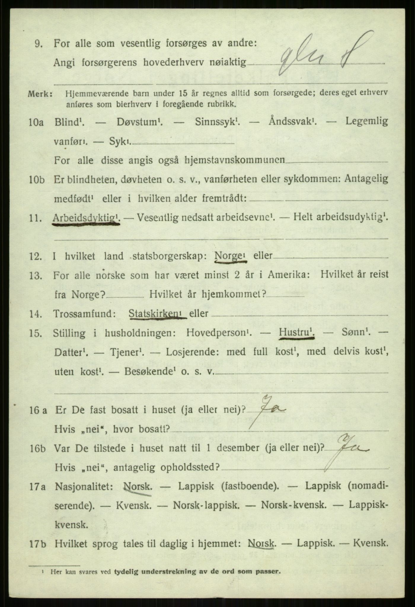 SATØ, Folketelling 1920 for 1934 Tromsøysund herred, 1920, s. 7253