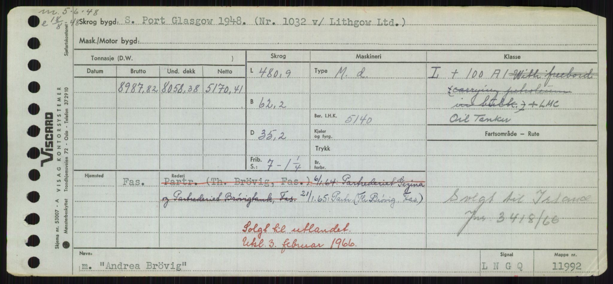 Sjøfartsdirektoratet med forløpere, Skipsmålingen, RA/S-1627/H/Hd/L0001: Fartøy, A-Anv, s. 567