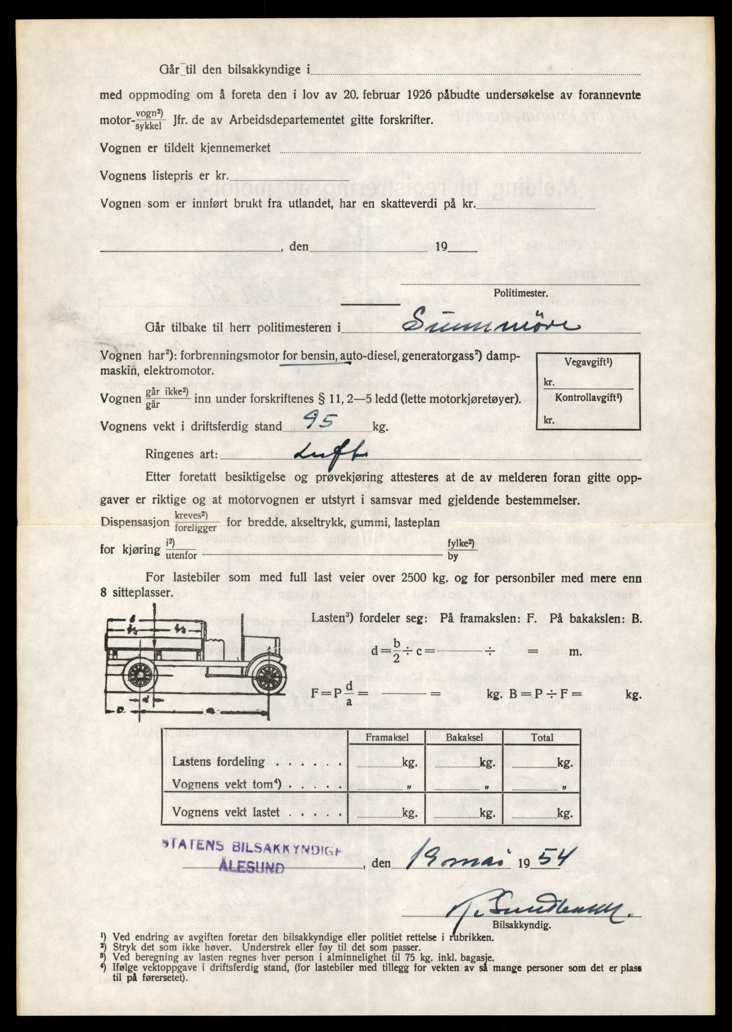 Møre og Romsdal vegkontor - Ålesund trafikkstasjon, AV/SAT-A-4099/F/Fe/L0037: Registreringskort for kjøretøy T 13031 - T 13179, 1927-1998, s. 2336