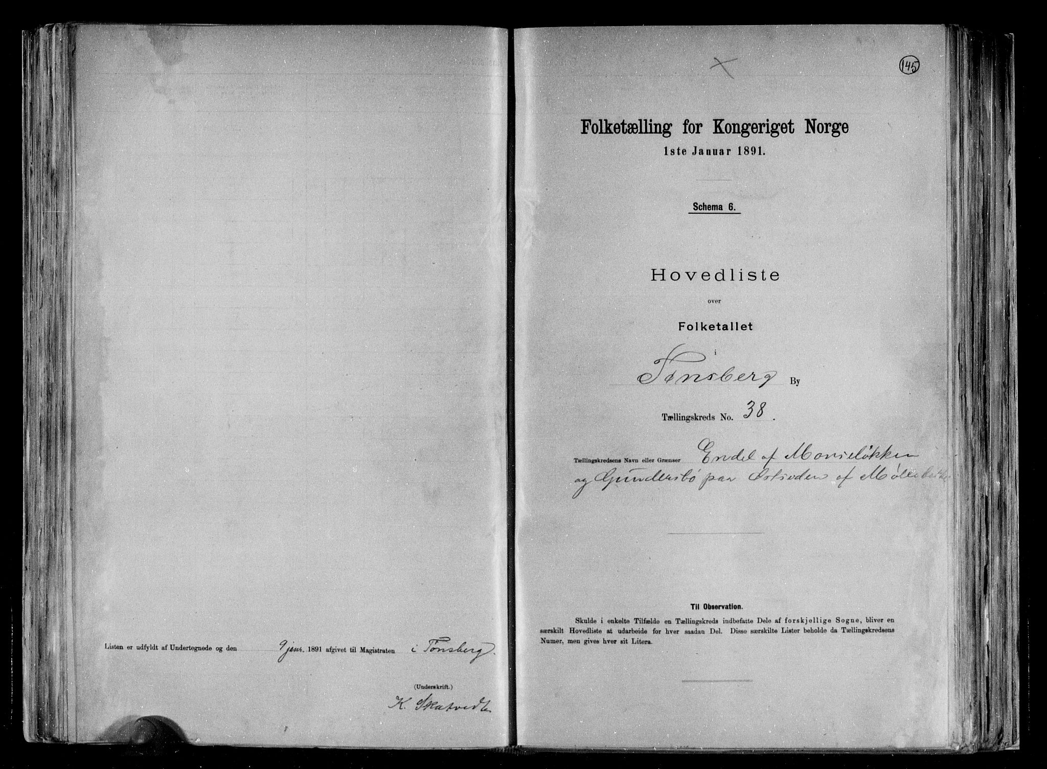 RA, Folketelling 1891 for 0705 Tønsberg kjøpstad, 1891, s. 79