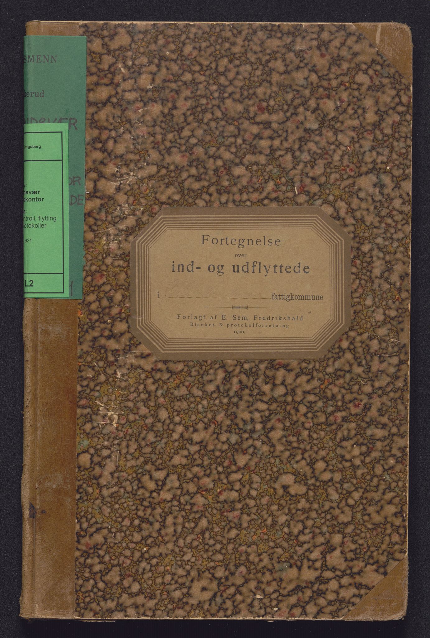 Ytre Sandsvær lensmannskontor, AV/SAKO-A-523/O/Ob/L0002: Inn- og utflyttede, 1911-1921