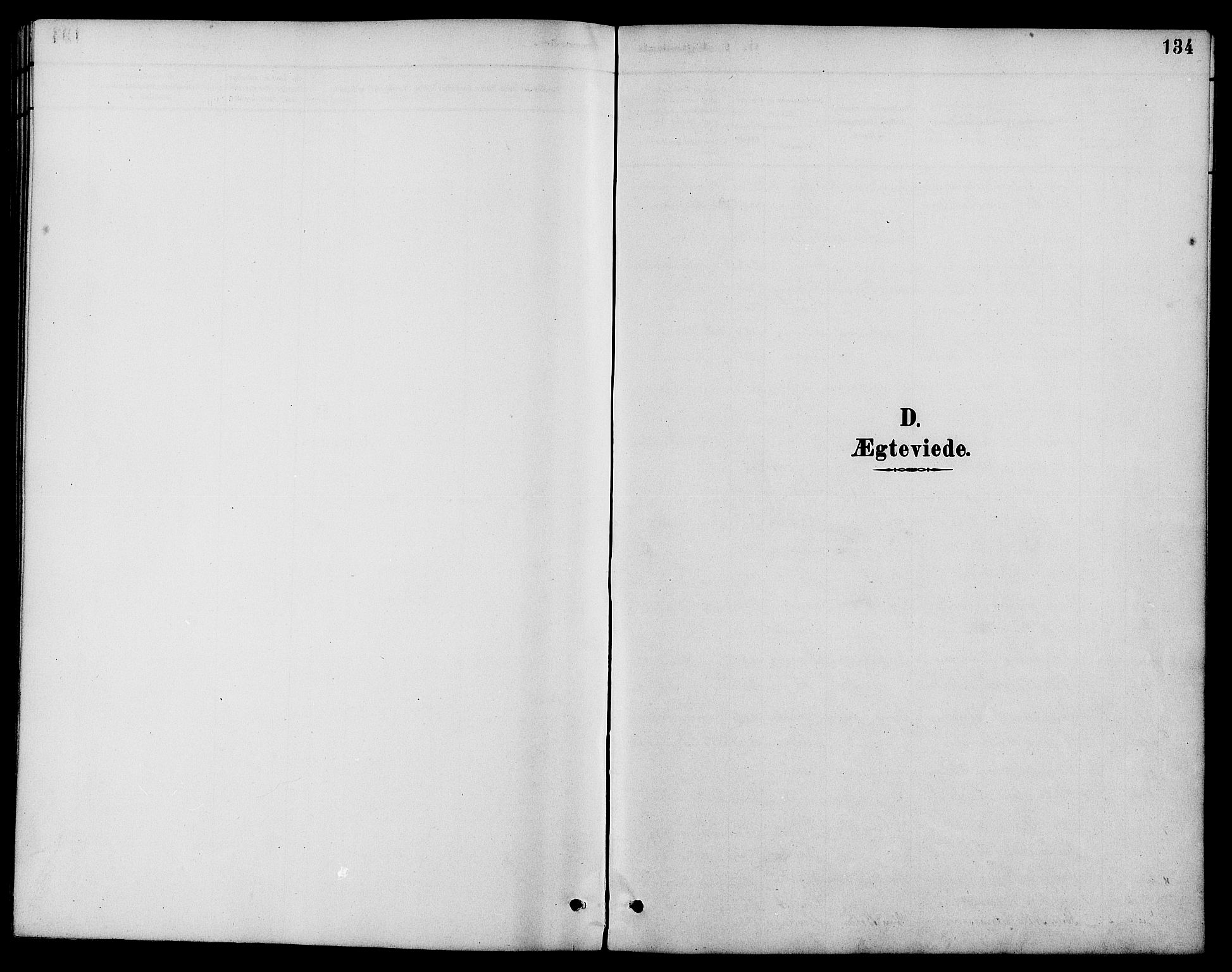 Dypvåg sokneprestkontor, SAK/1111-0007/F/Fb/Fbb/L0004: Klokkerbok nr. B 4, 1887-1905, s. 134