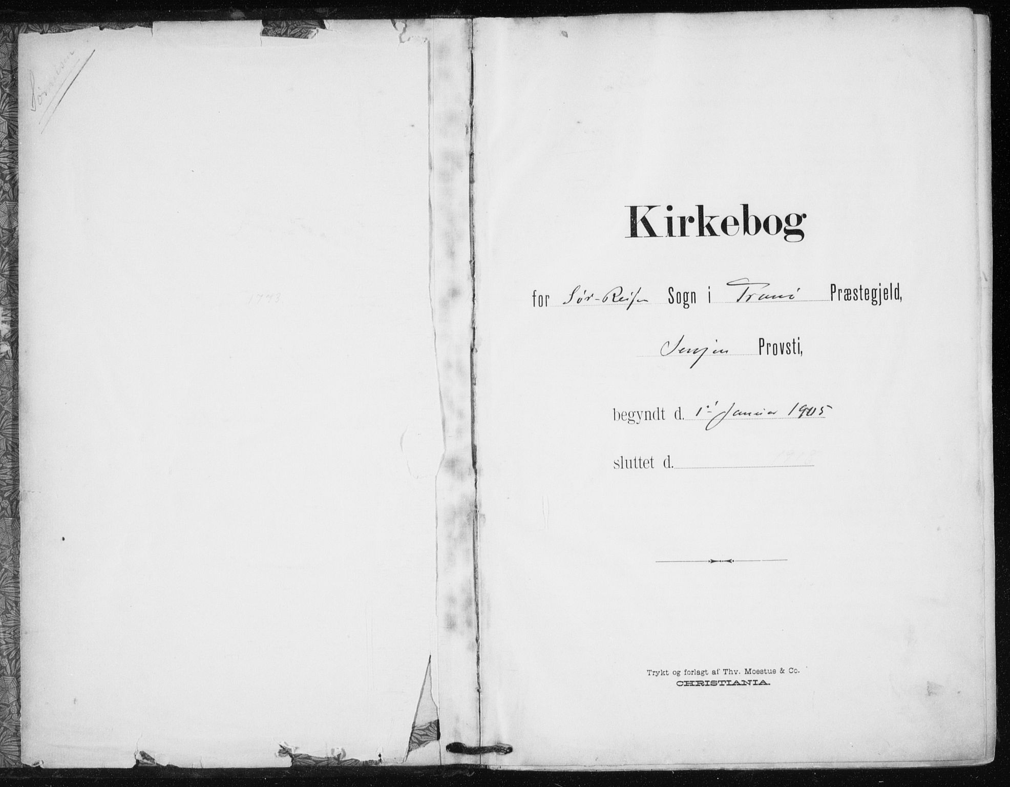 Tranøy sokneprestkontor, AV/SATØ-S-1313/I/Ia/Iaa/L0012kirke: Ministerialbok nr. 12, 1905-1918