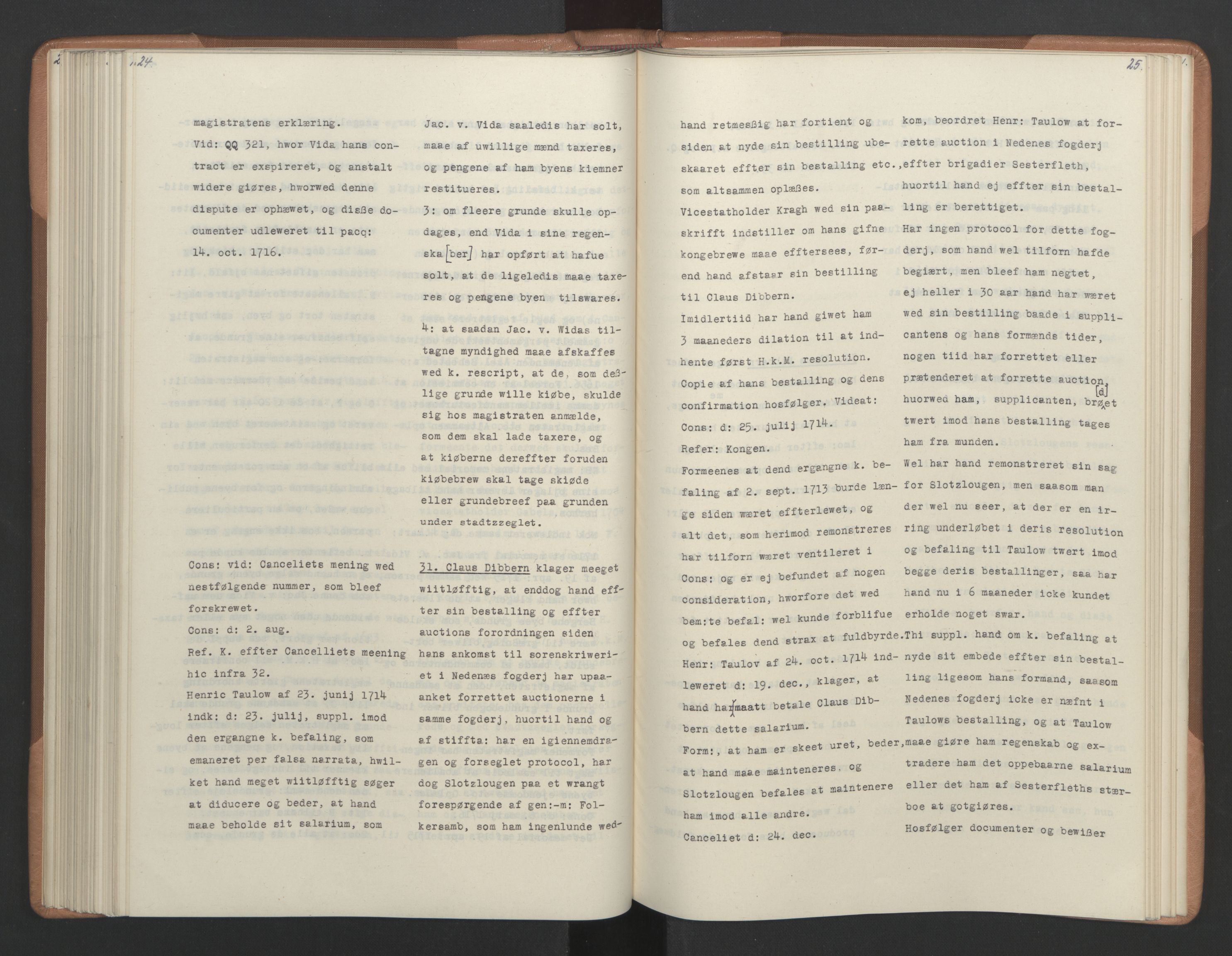 Avskriftsamlingen, RA/EA-4022/F/Fa/L0079: Supplikker, 1712-1713, s. 176