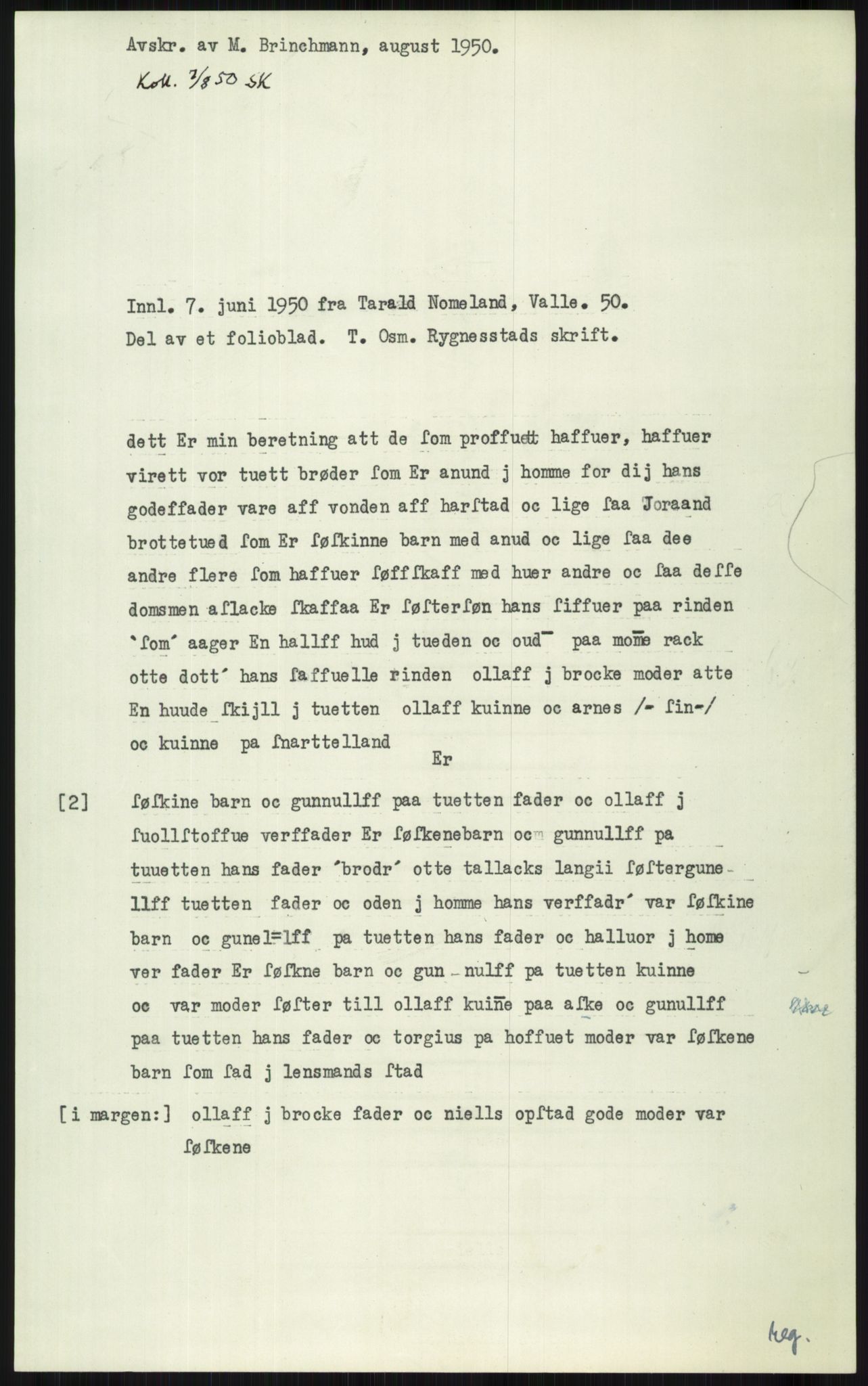 Samlinger til kildeutgivelse, Diplomavskriftsamlingen, AV/RA-EA-4053/H/Ha, s. 2902