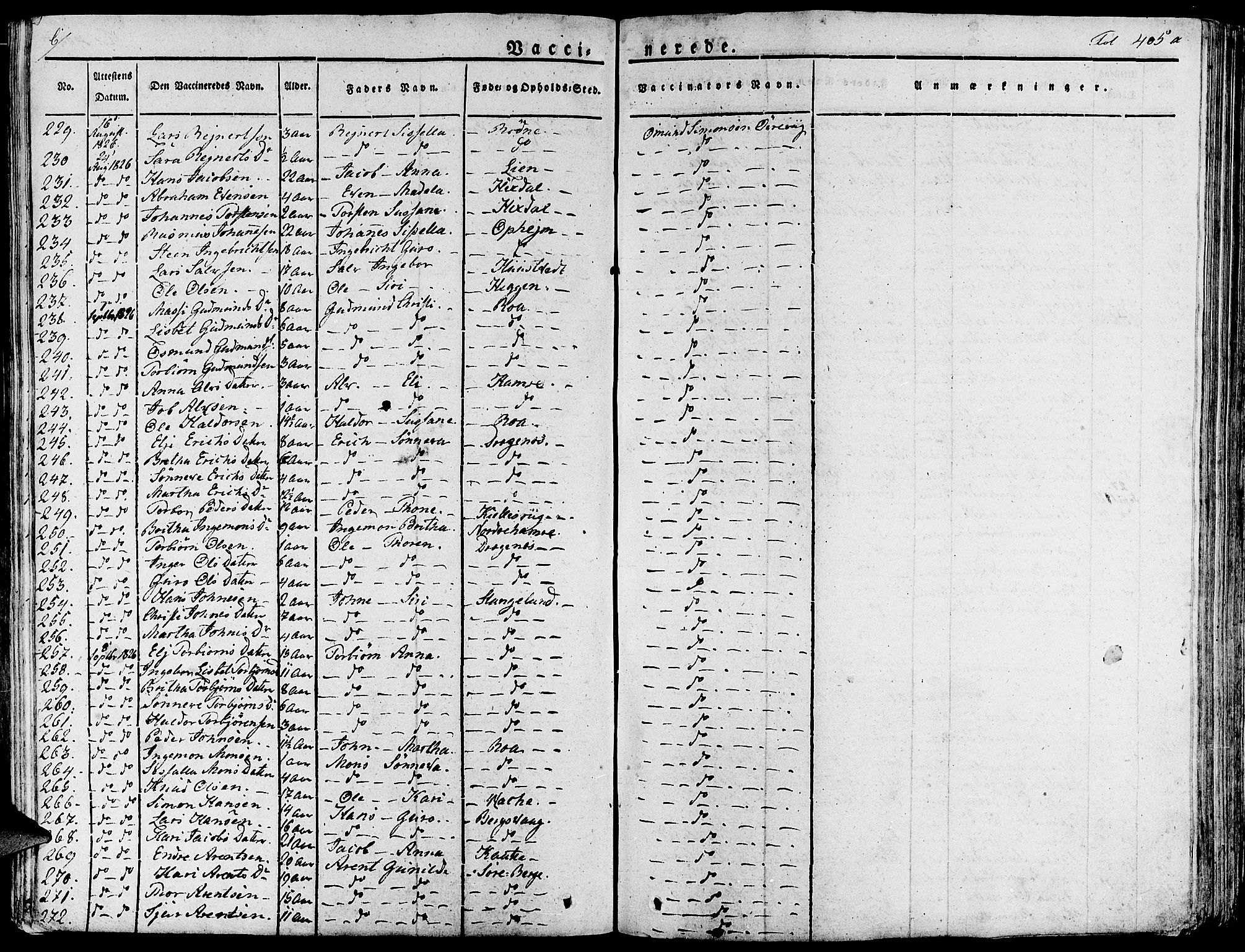 Fjelberg sokneprestembete, AV/SAB-A-75201/H/Haa: Ministerialbok nr. A 5, 1822-1834, s. 405