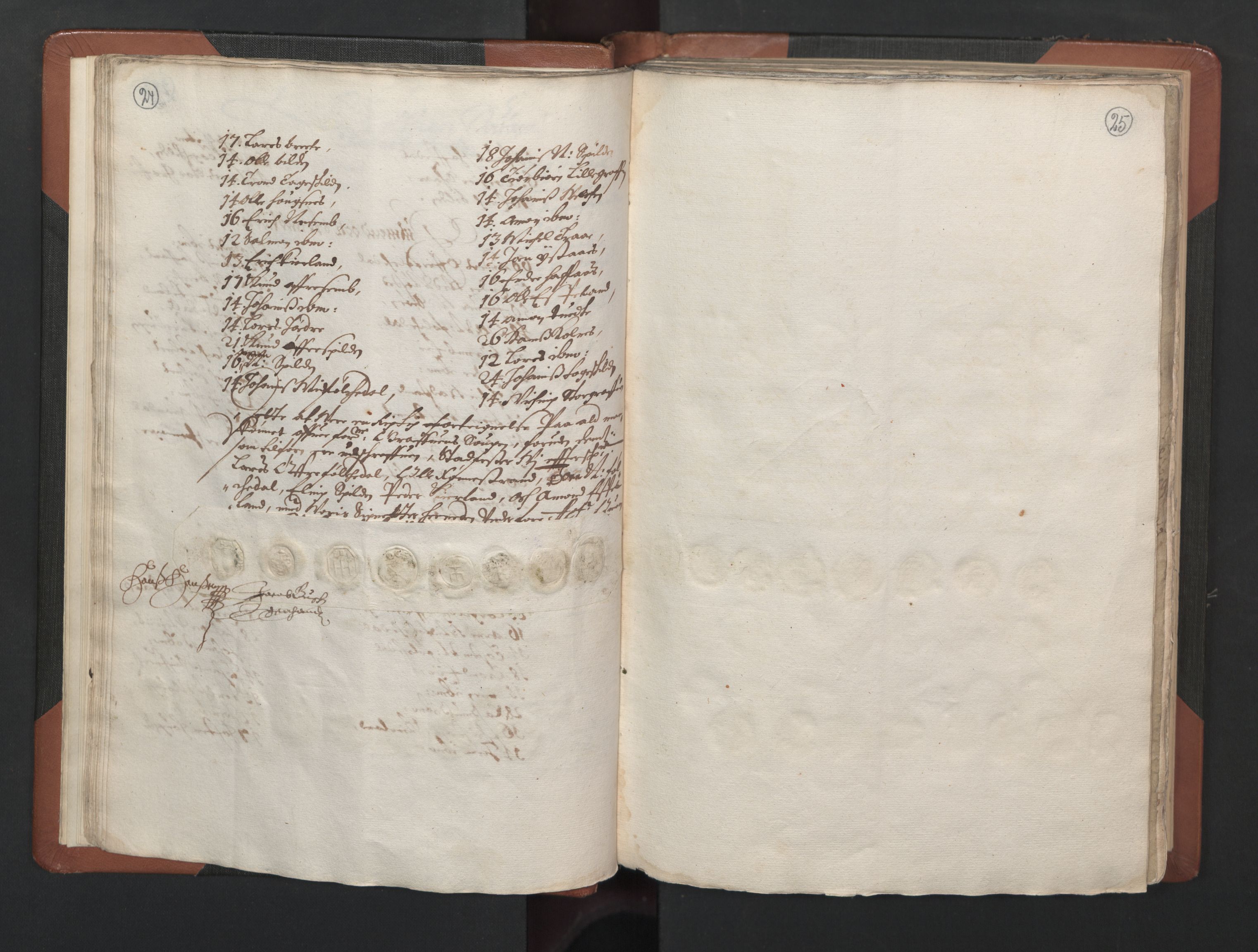 RA, Fogdenes og sorenskrivernes manntall 1664-1666, nr. 14: Hardanger len, Ytre Sogn fogderi og Indre Sogn fogderi, 1664-1665, s. 24-25