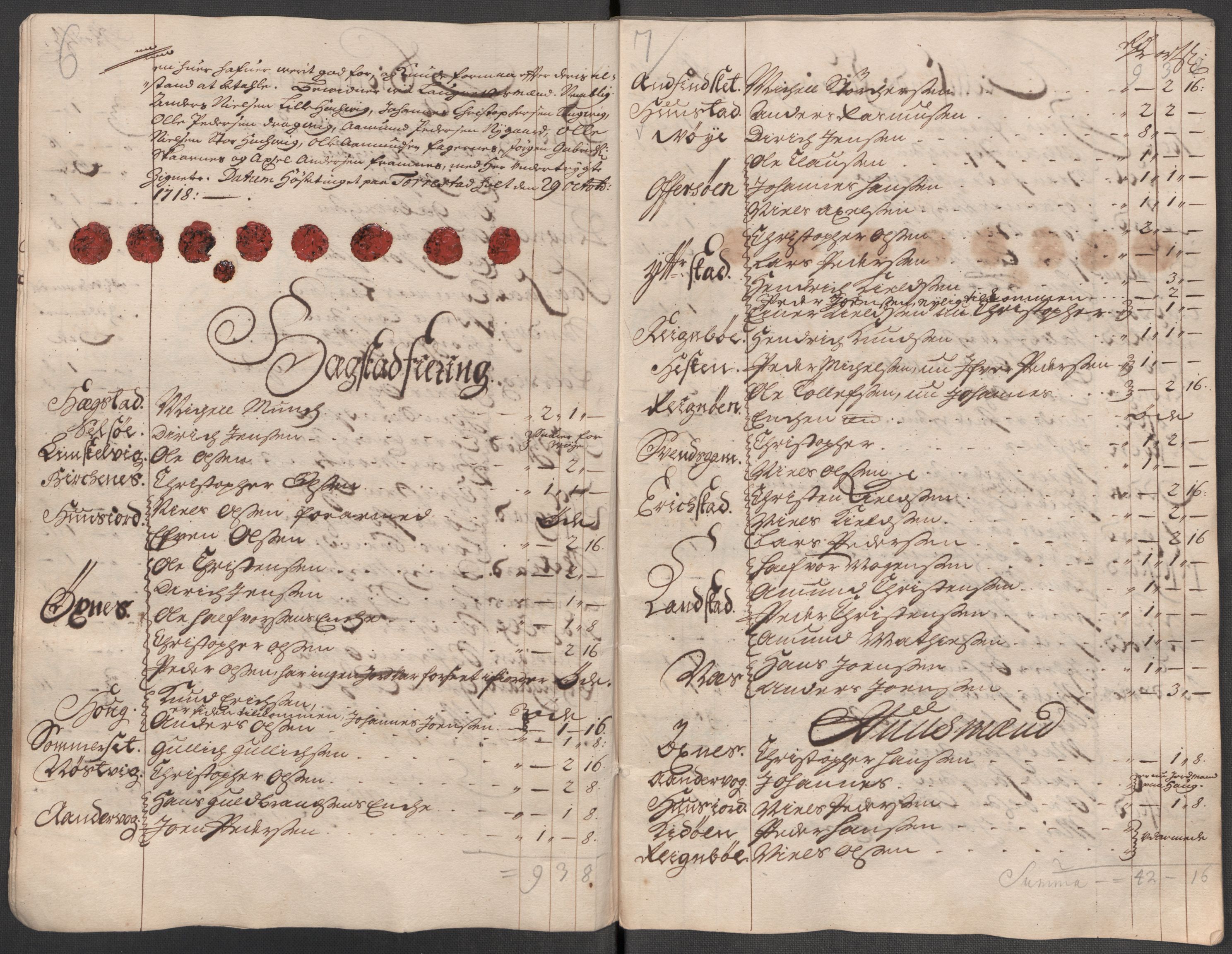 Rentekammeret inntil 1814, Reviderte regnskaper, Fogderegnskap, AV/RA-EA-4092/R66/L4588: Fogderegnskap Salten, 1718, s. 183