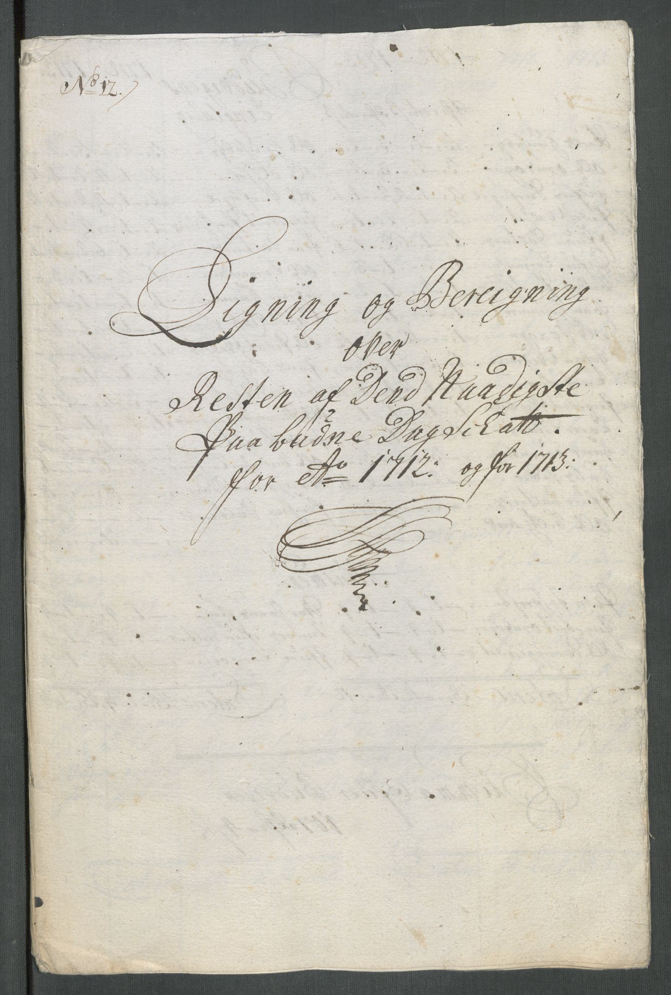 Rentekammeret inntil 1814, Reviderte regnskaper, Fogderegnskap, RA/EA-4092/R61/L4113: Fogderegnskap Strinda og Selbu, 1712-1713, s. 406