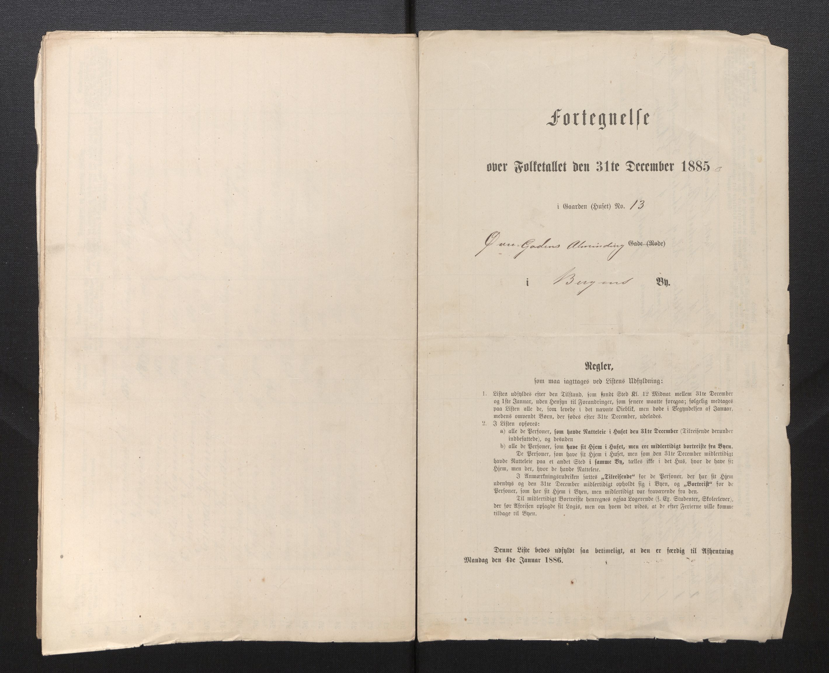 SAB, Folketelling 1885 for 1301 Bergen kjøpstad, 1885, s. 8245