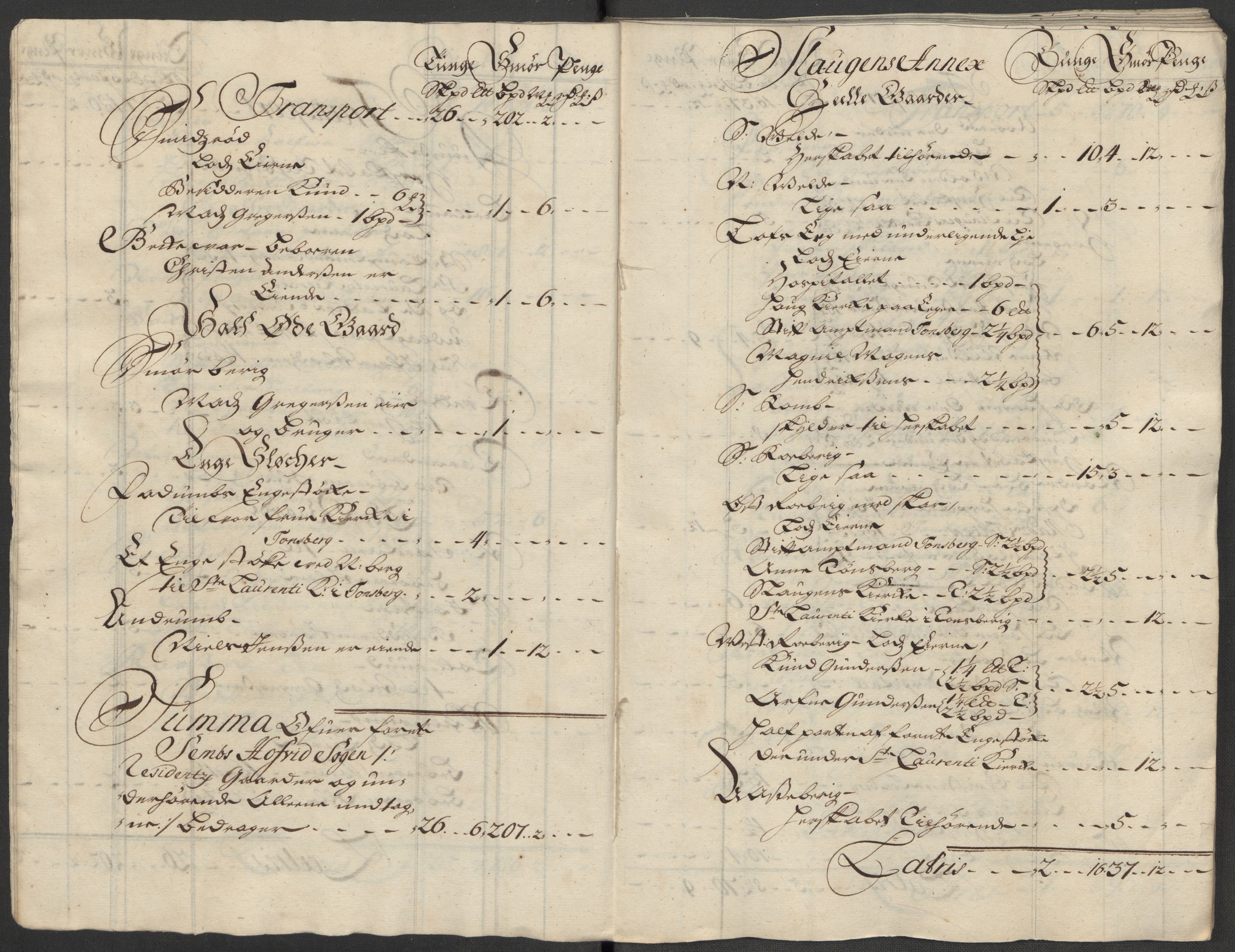 Rentekammeret inntil 1814, Reviderte regnskaper, Fogderegnskap, RA/EA-4092/R32/L1879: Fogderegnskap Jarlsberg grevskap, 1714-1715, s. 19