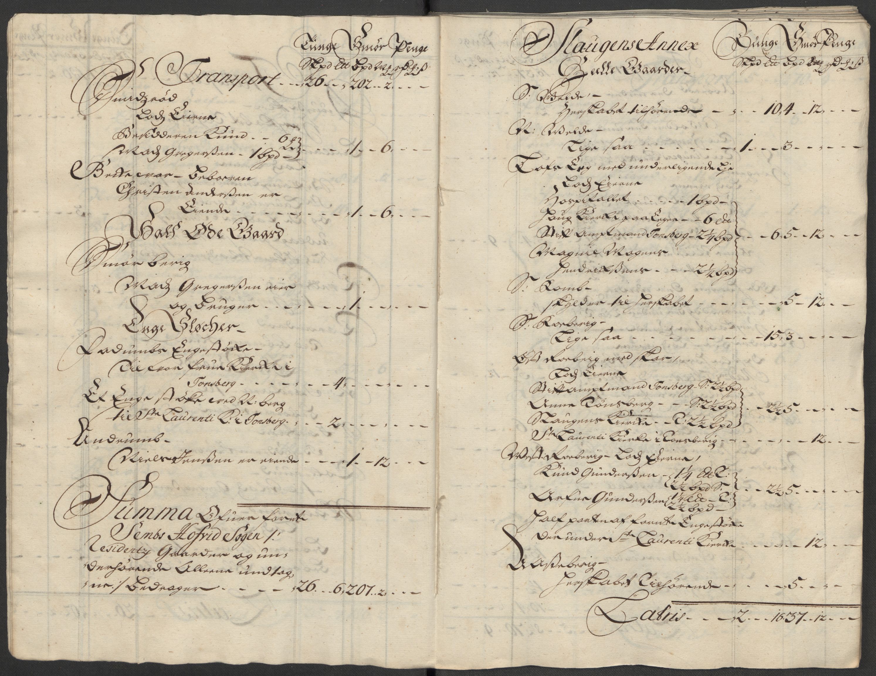 Rentekammeret inntil 1814, Reviderte regnskaper, Fogderegnskap, AV/RA-EA-4092/R32/L1879: Fogderegnskap Jarlsberg grevskap, 1714-1715, s. 19