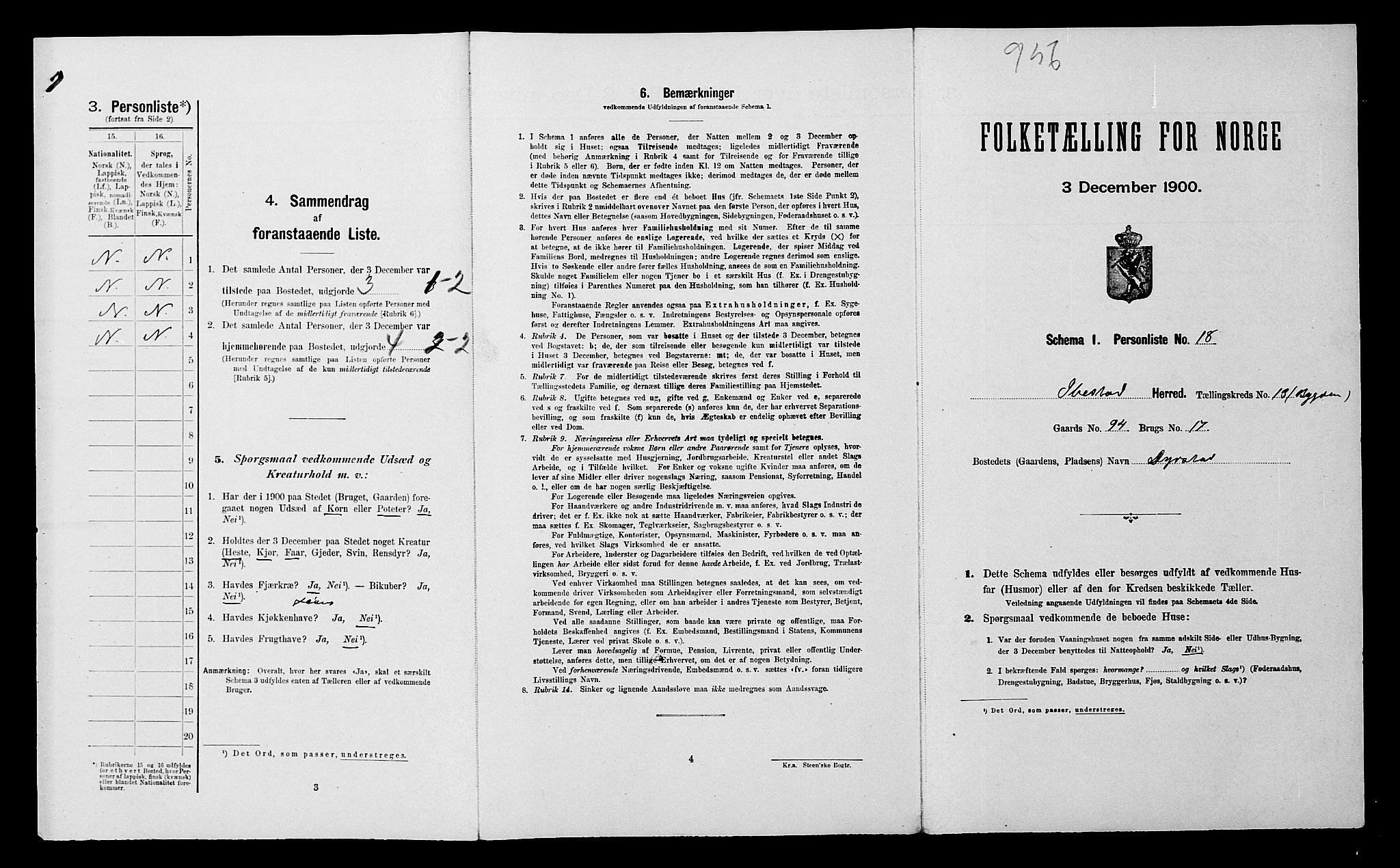 SATØ, Folketelling 1900 for 1917 Ibestad herred, 1900, s. 1689