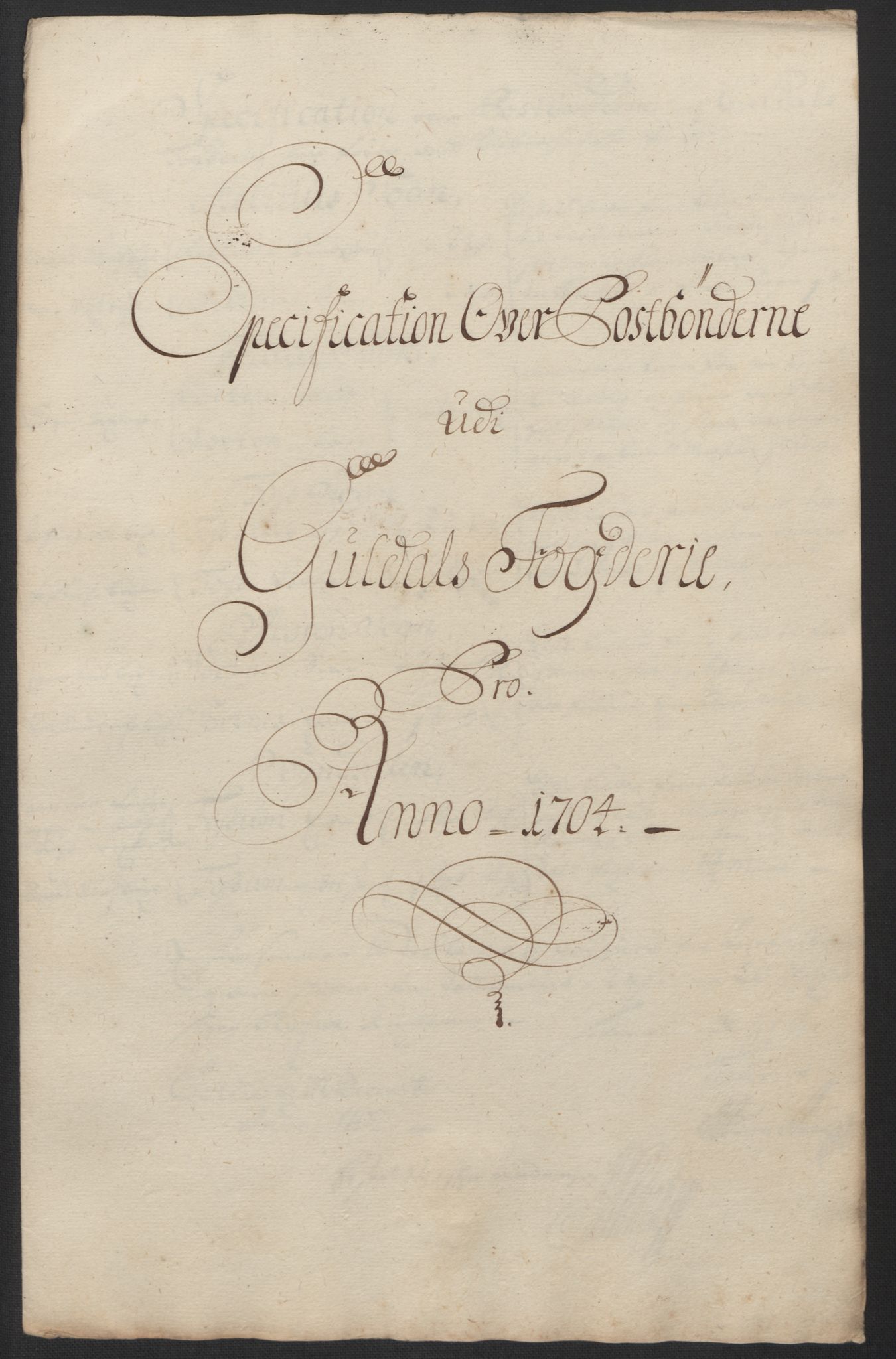 Rentekammeret inntil 1814, Reviderte regnskaper, Fogderegnskap, AV/RA-EA-4092/R60/L3954: Fogderegnskap Orkdal og Gauldal, 1704, s. 403