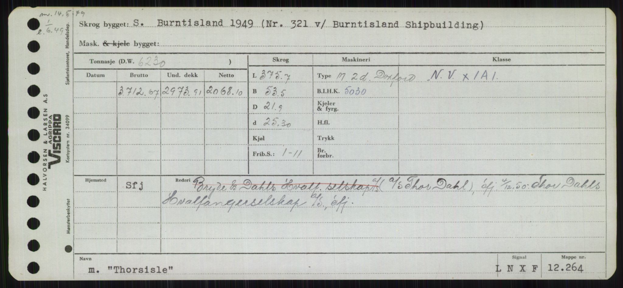 Sjøfartsdirektoratet med forløpere, Skipsmålingen, RA/S-1627/H/Hb/L0005: Fartøy, T-Å, s. 145