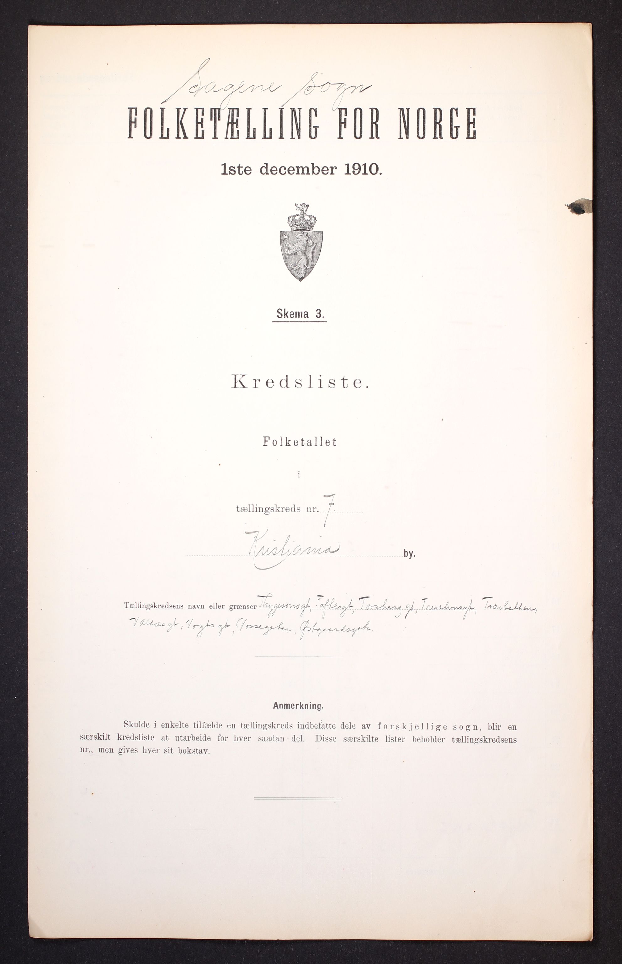 RA, Folketelling 1910 for 0301 Kristiania kjøpstad, 1910, s. 389