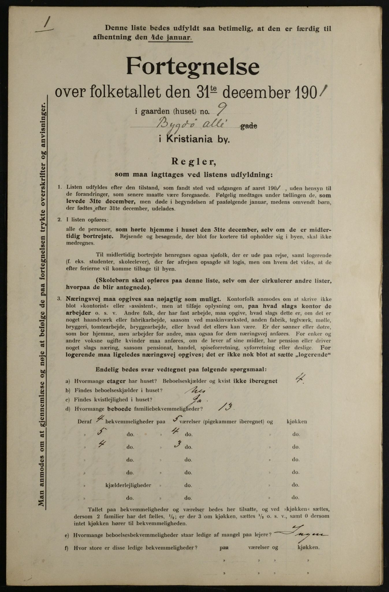 OBA, Kommunal folketelling 31.12.1901 for Kristiania kjøpstad, 1901, s. 1724