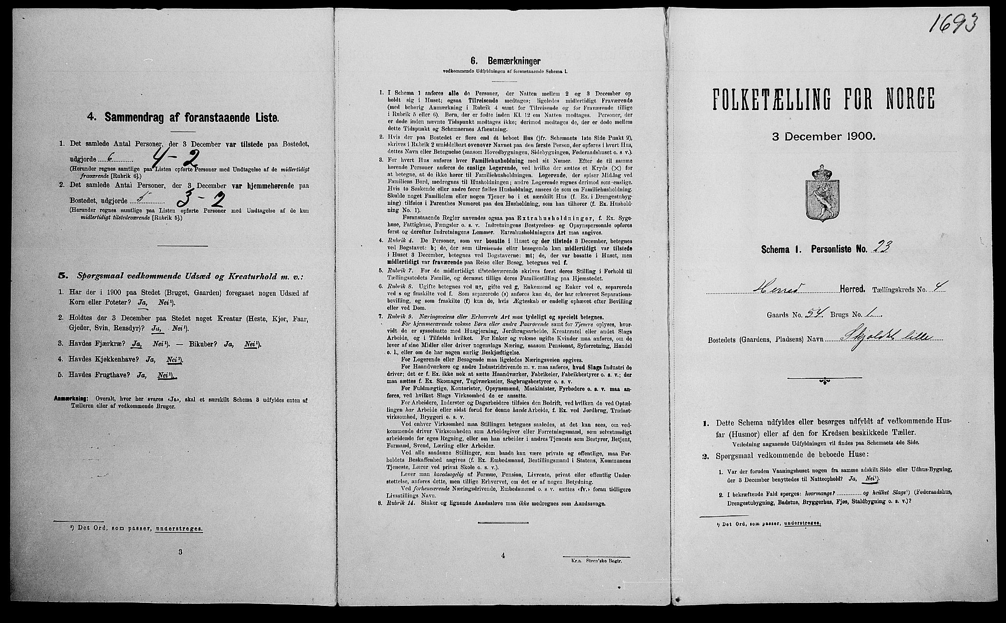 SAK, Folketelling 1900 for 1039 Herad herred, 1900, s. 362