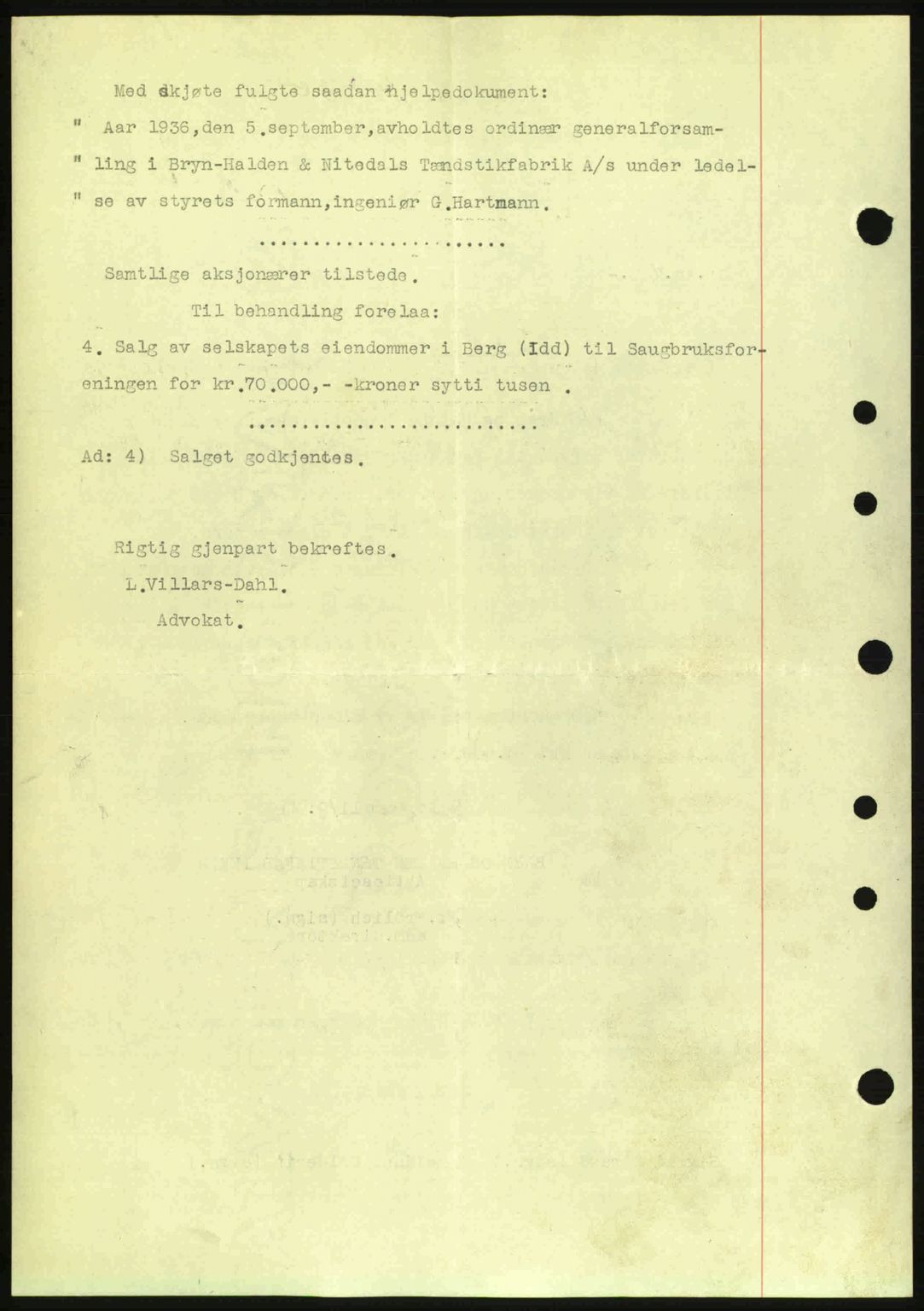 Idd og Marker sorenskriveri, AV/SAO-A-10283/G/Gb/Gbb/L0001: Pantebok nr. A1, 1936-1937, Dagboknr: 1173/1936