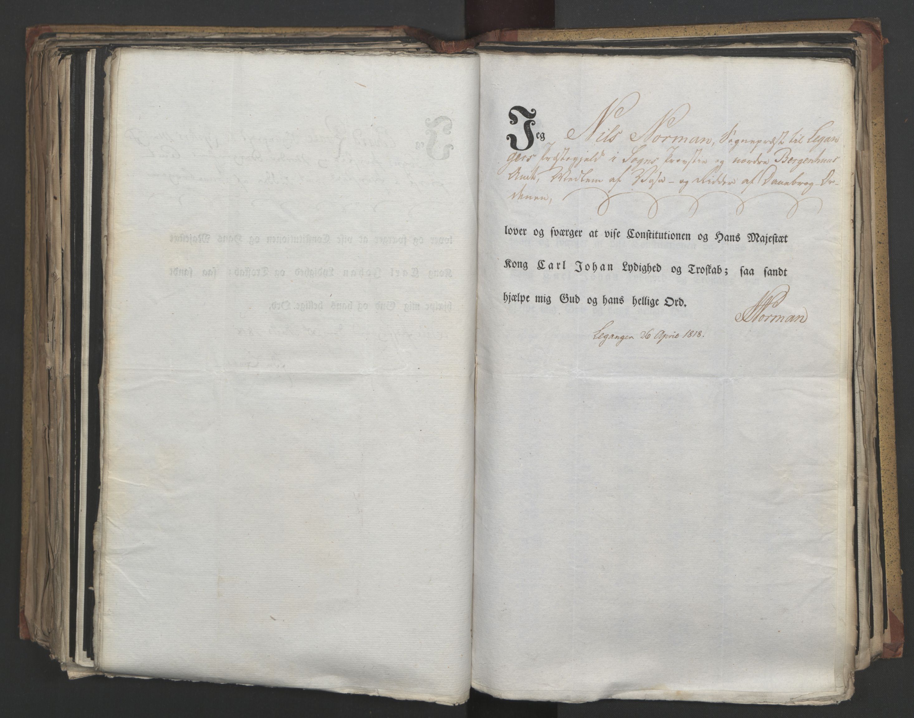 Statsrådsavdelingen i Stockholm, AV/RA-S-1003/D/Da/L0014: Regjeringsinnstillinger nr. 2890-3057, 1818, s. 416