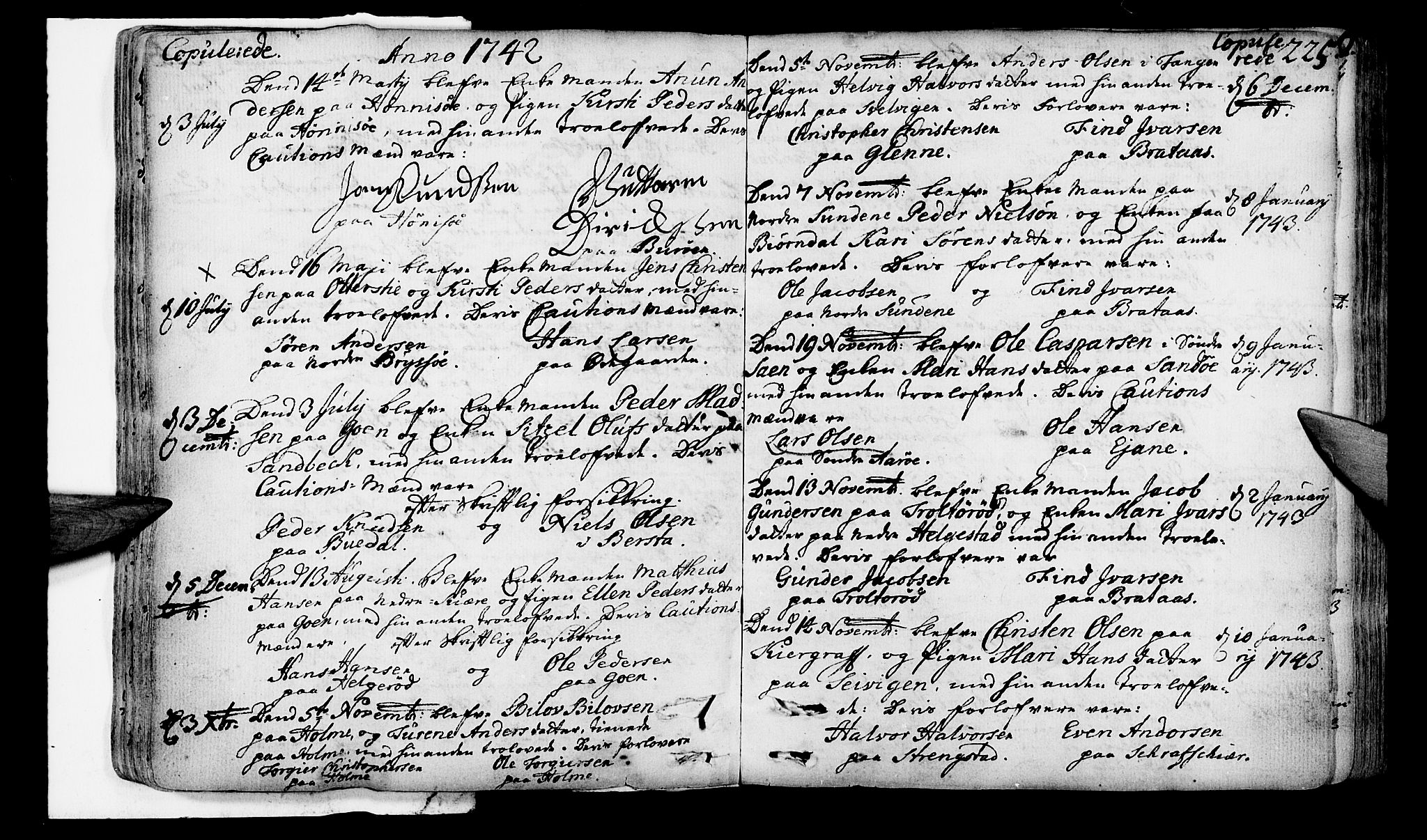 Nøtterøy kirkebøker, AV/SAKO-A-354/F/Fa/L0002: Ministerialbok nr. I 2, 1738-1790, s. 225