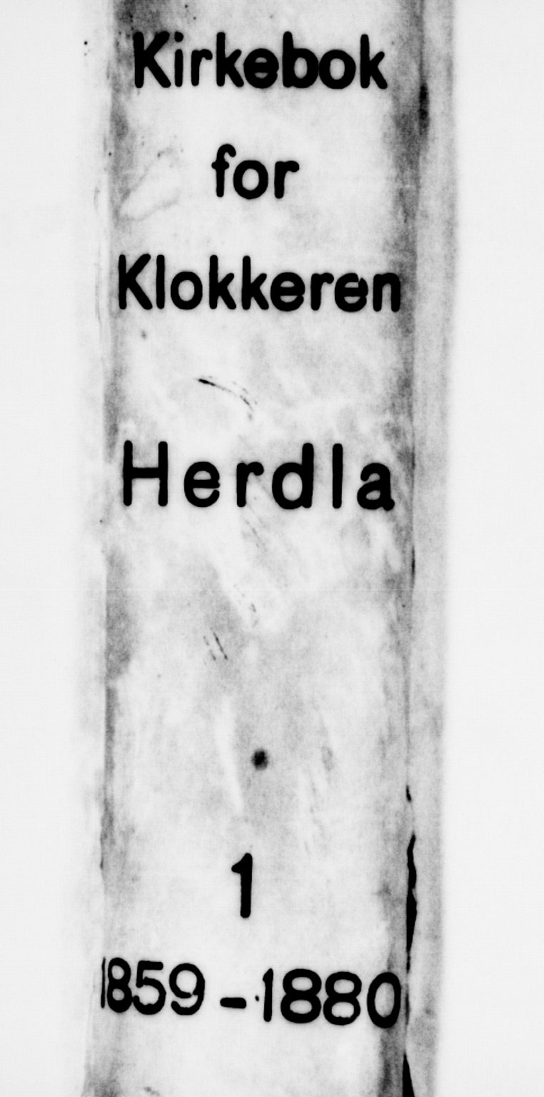 Herdla Sokneprestembete, SAB/A-75701/H/Hab: Klokkerbok nr. A 1, 1859-1880