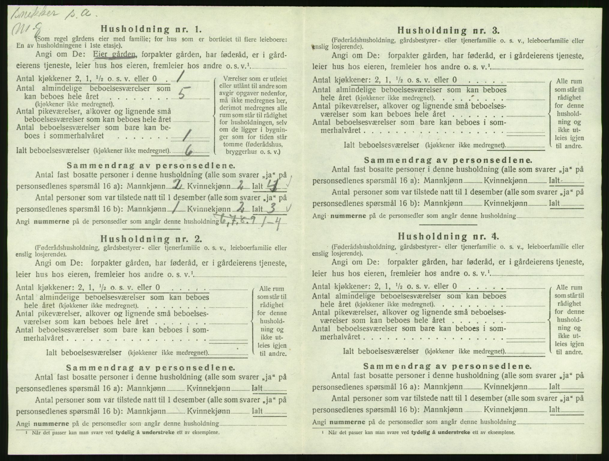 SAT, Folketelling 1920 for 1555 Grip herred, 1920, s. 17