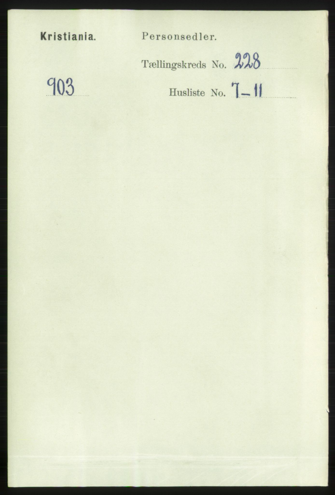RA, Folketelling 1891 for 0301 Kristiania kjøpstad, 1891, s. 139565